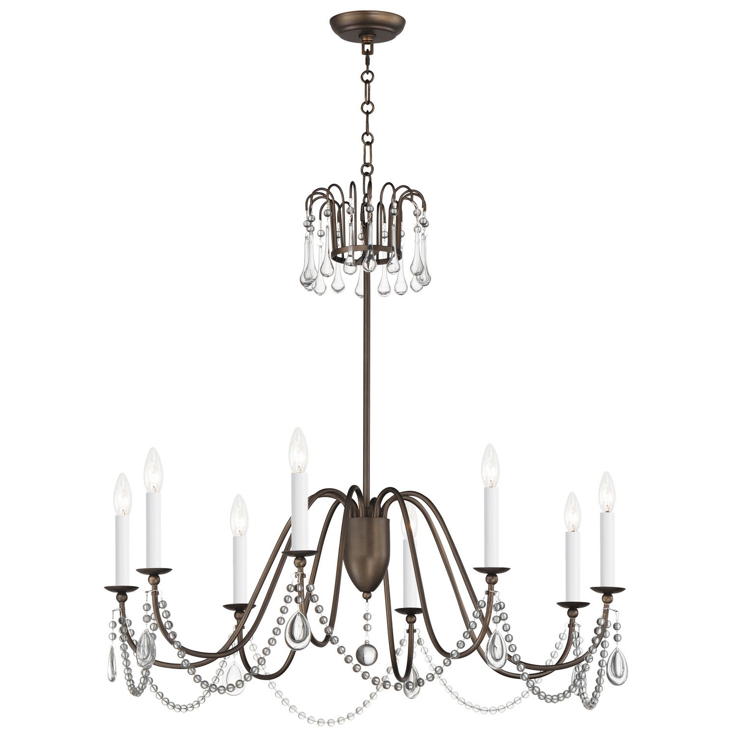 Lustre 8 lumières | Plumette