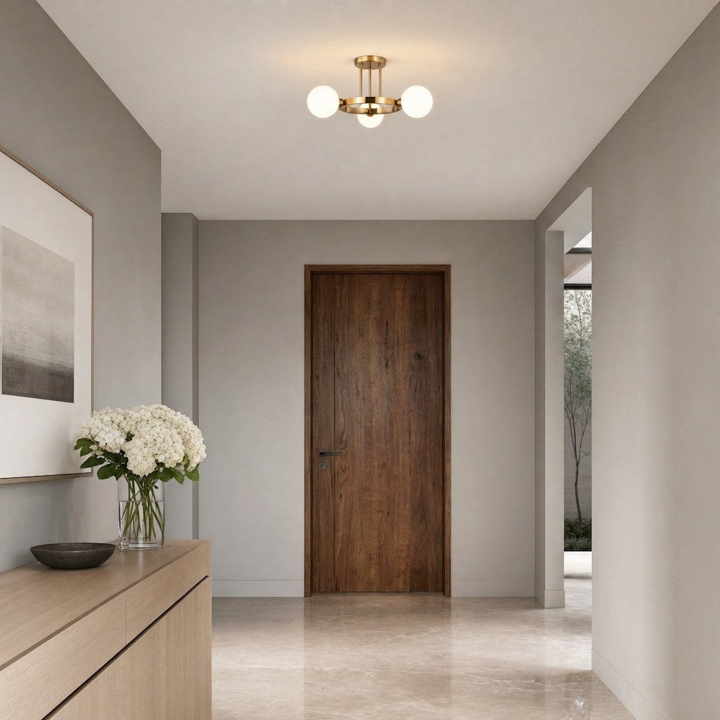Semi-plafonnier 3 lumières | Clybourn