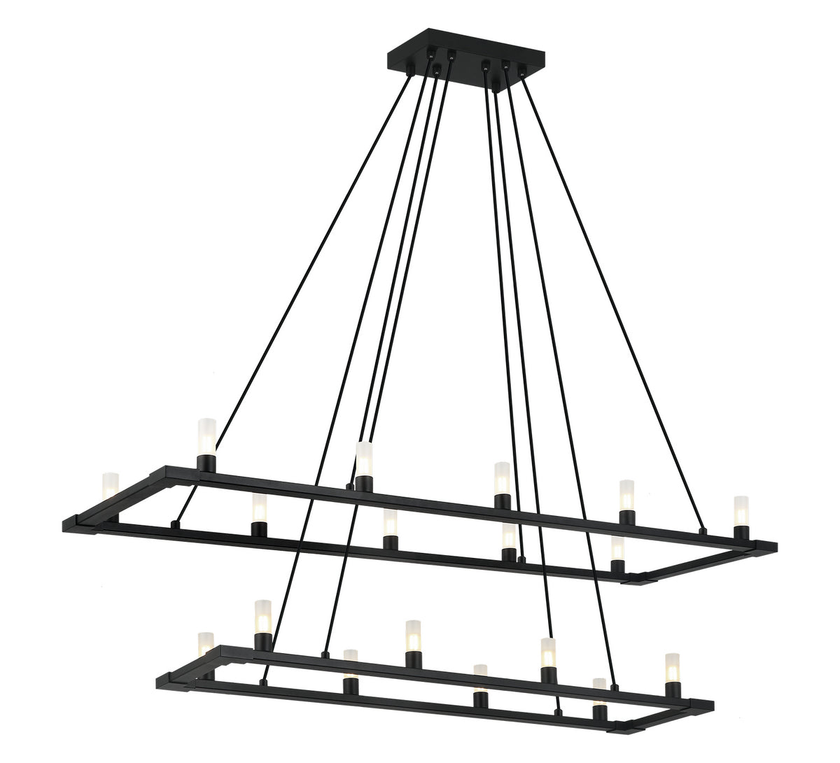 Lustre 18 lumières | Cascadian