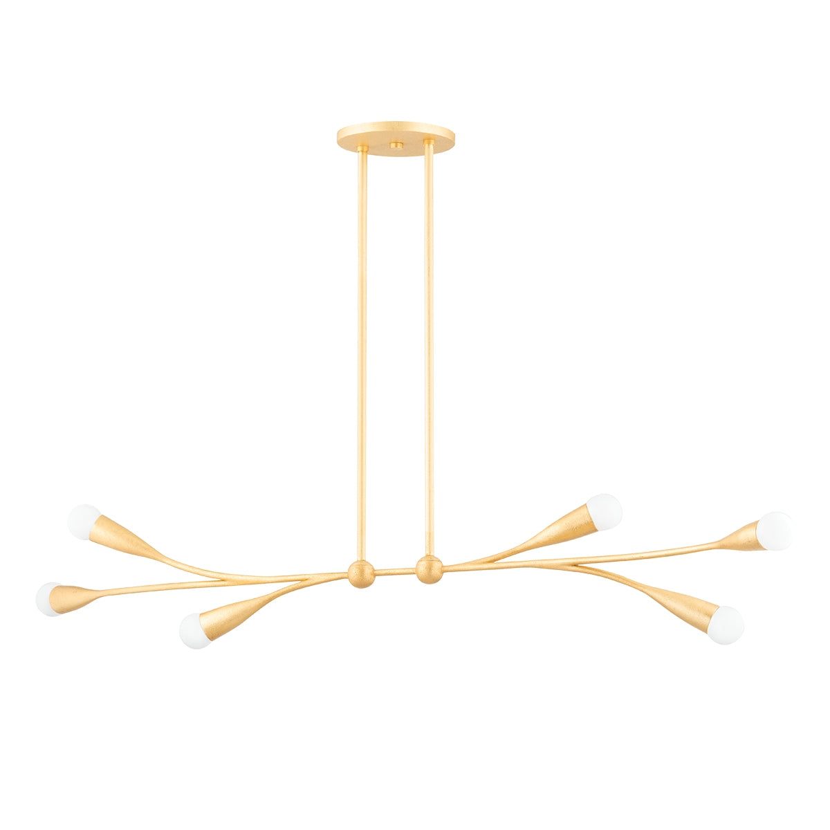 Suspension linéaire 6 lumières | Elsa