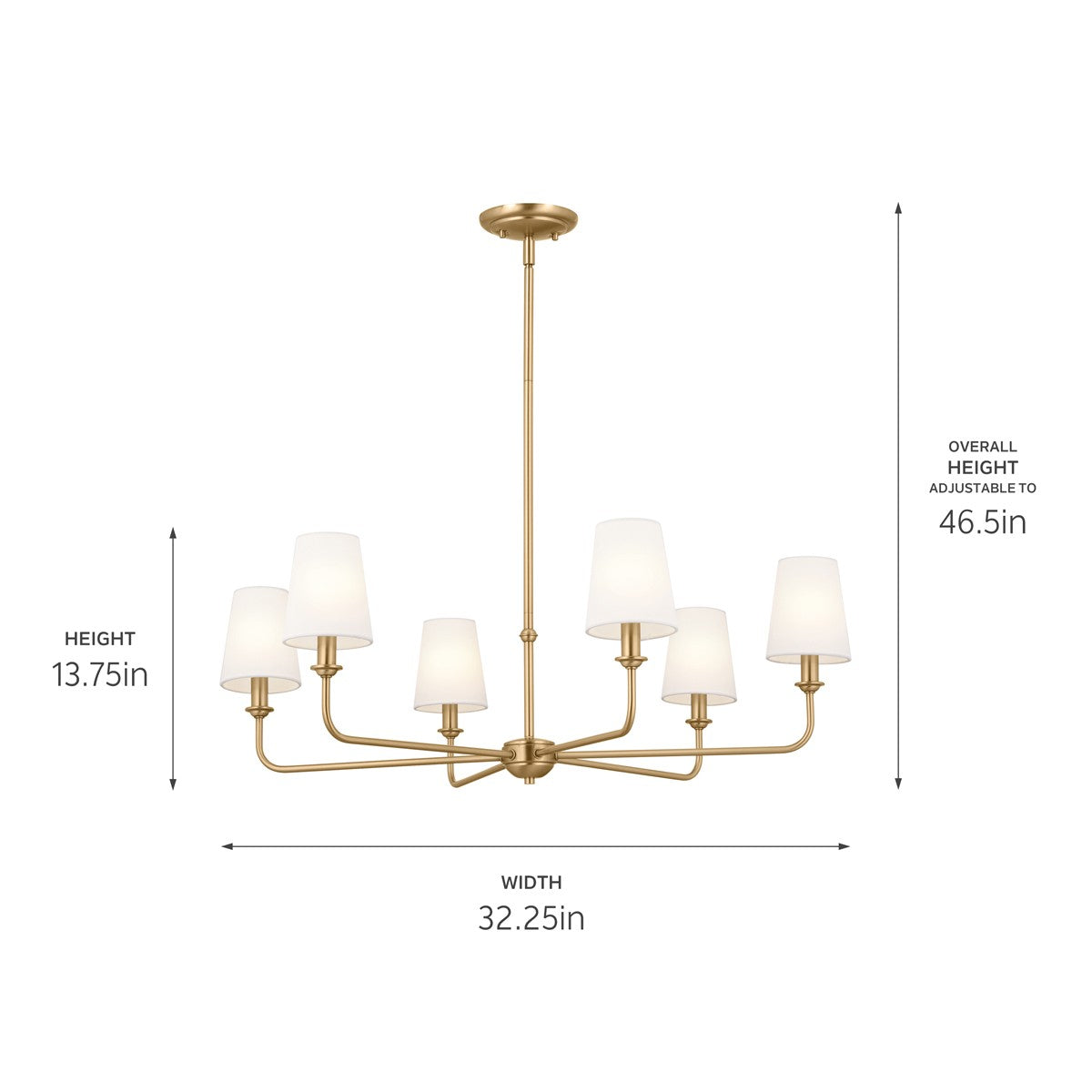 Lustre 6 lumières | Pallas