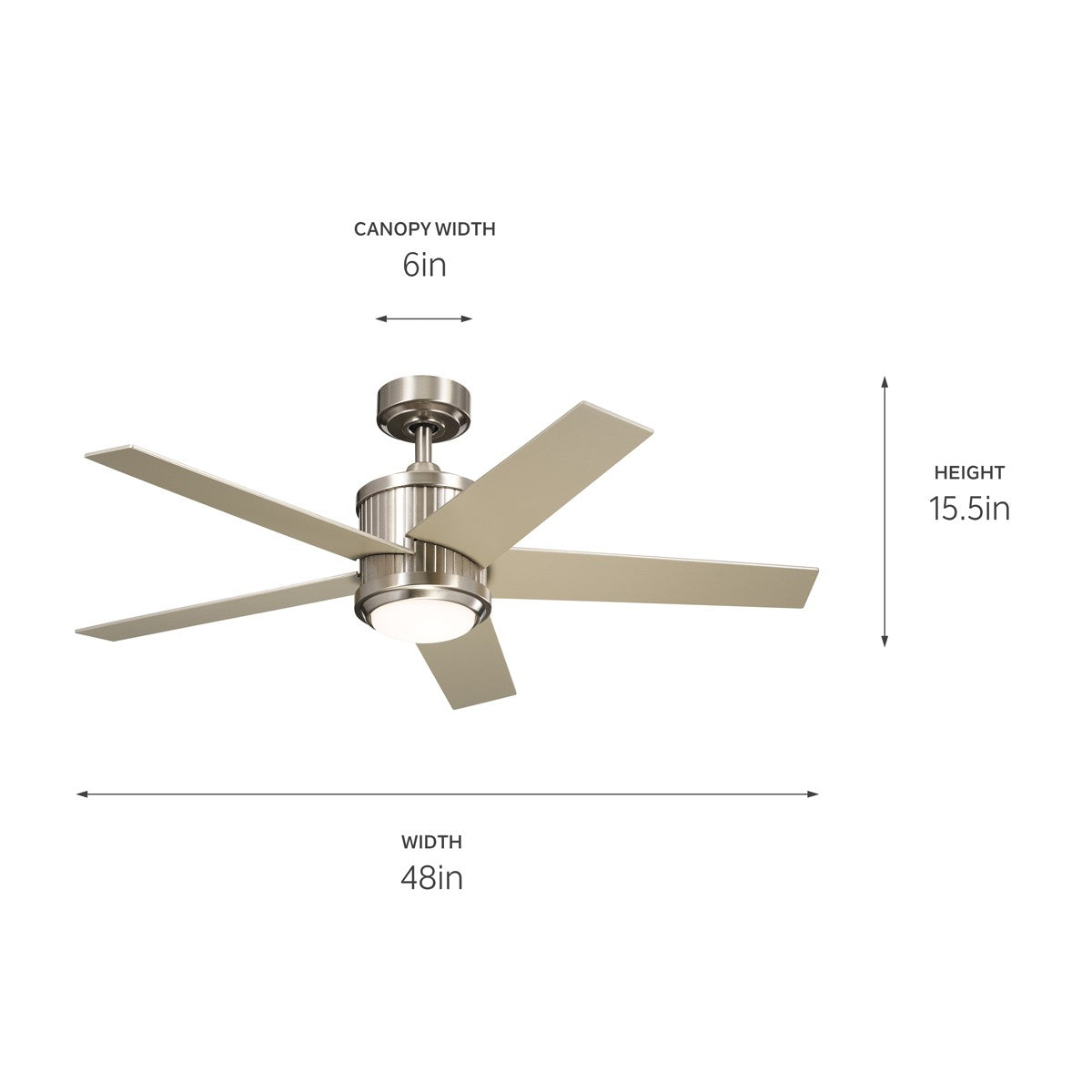Ventilateur de plafond 48 po | Brahm