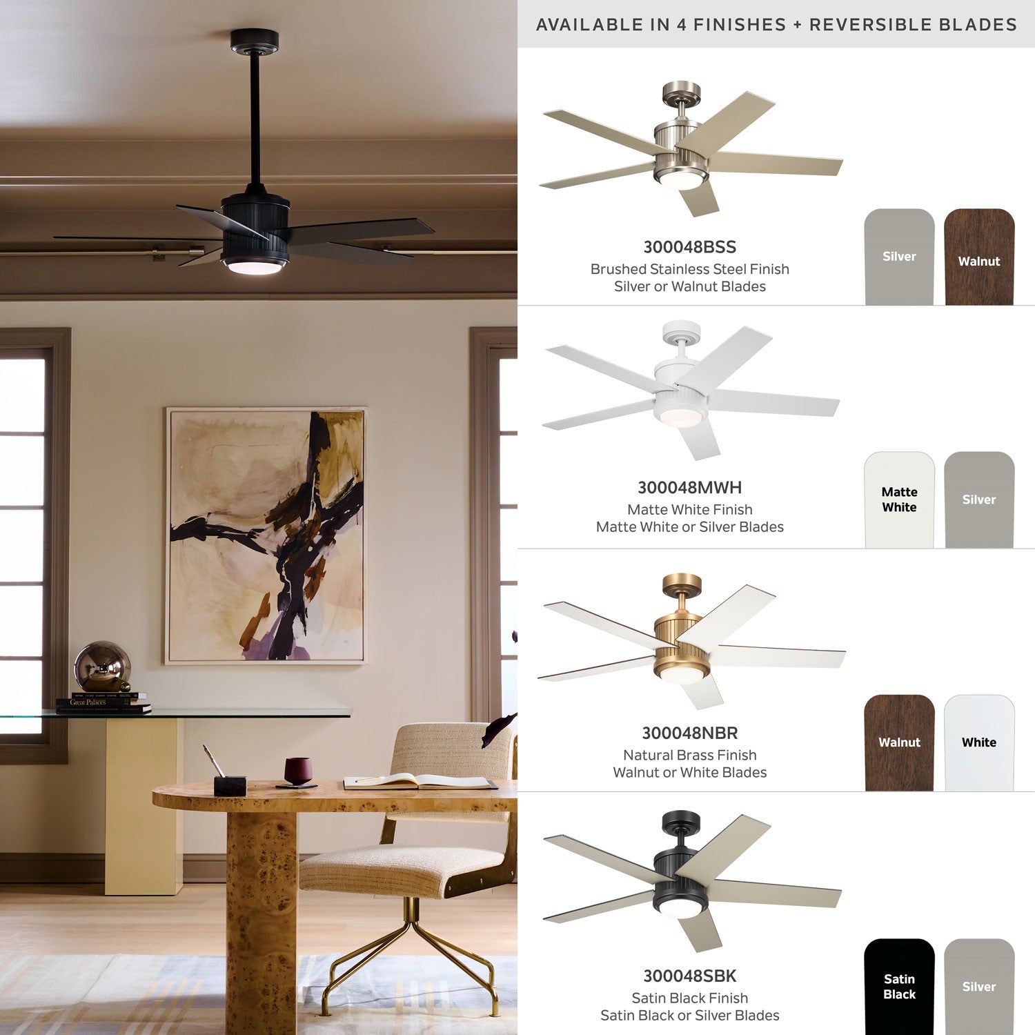Ventilateur de plafond 48 po | Brahm