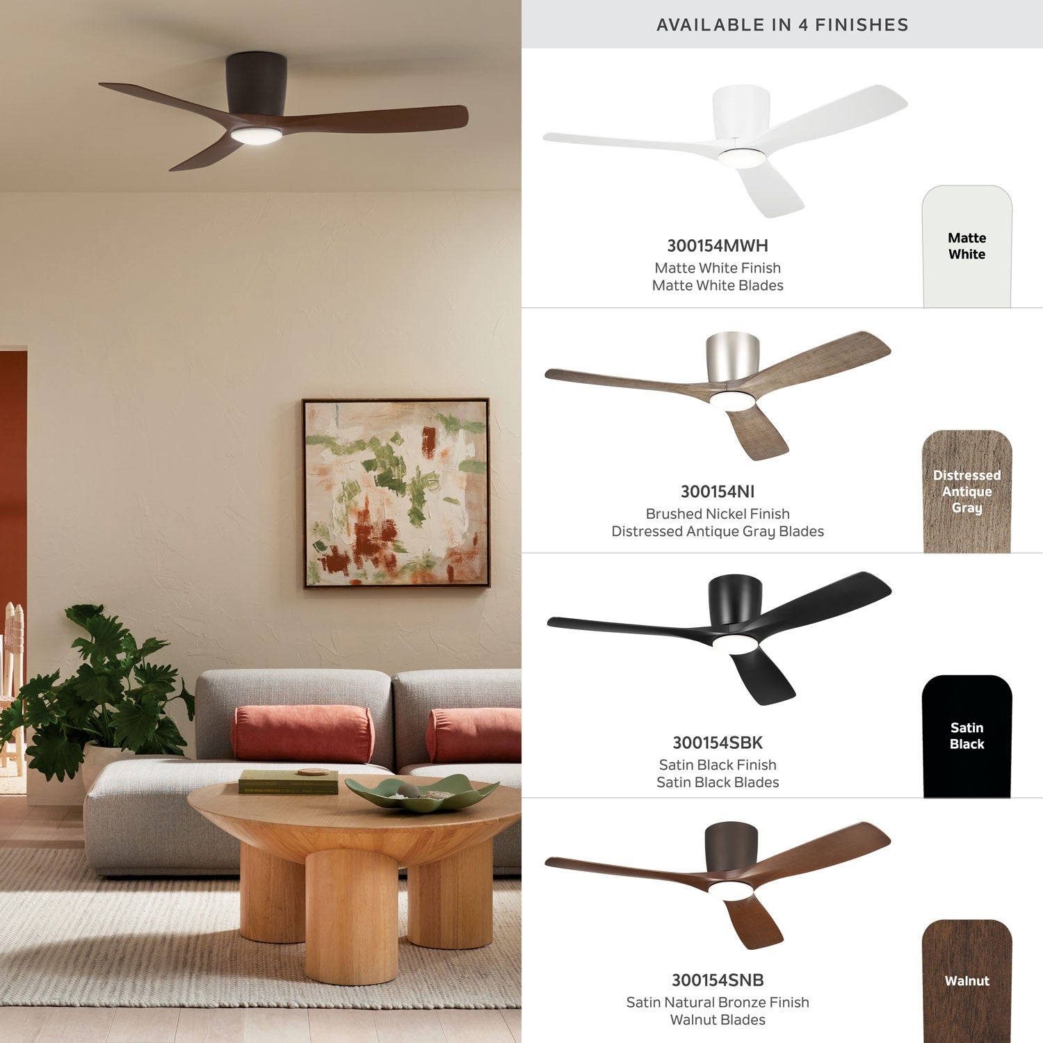 Ventilateur de plafond 54 po | Volos