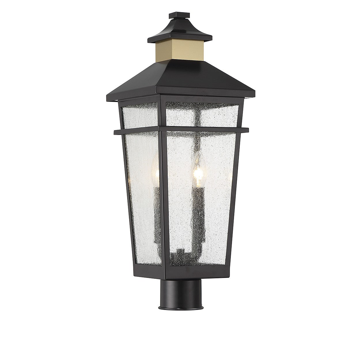 Lanterne sur poteau extérieure 2 lumières | Kingsley