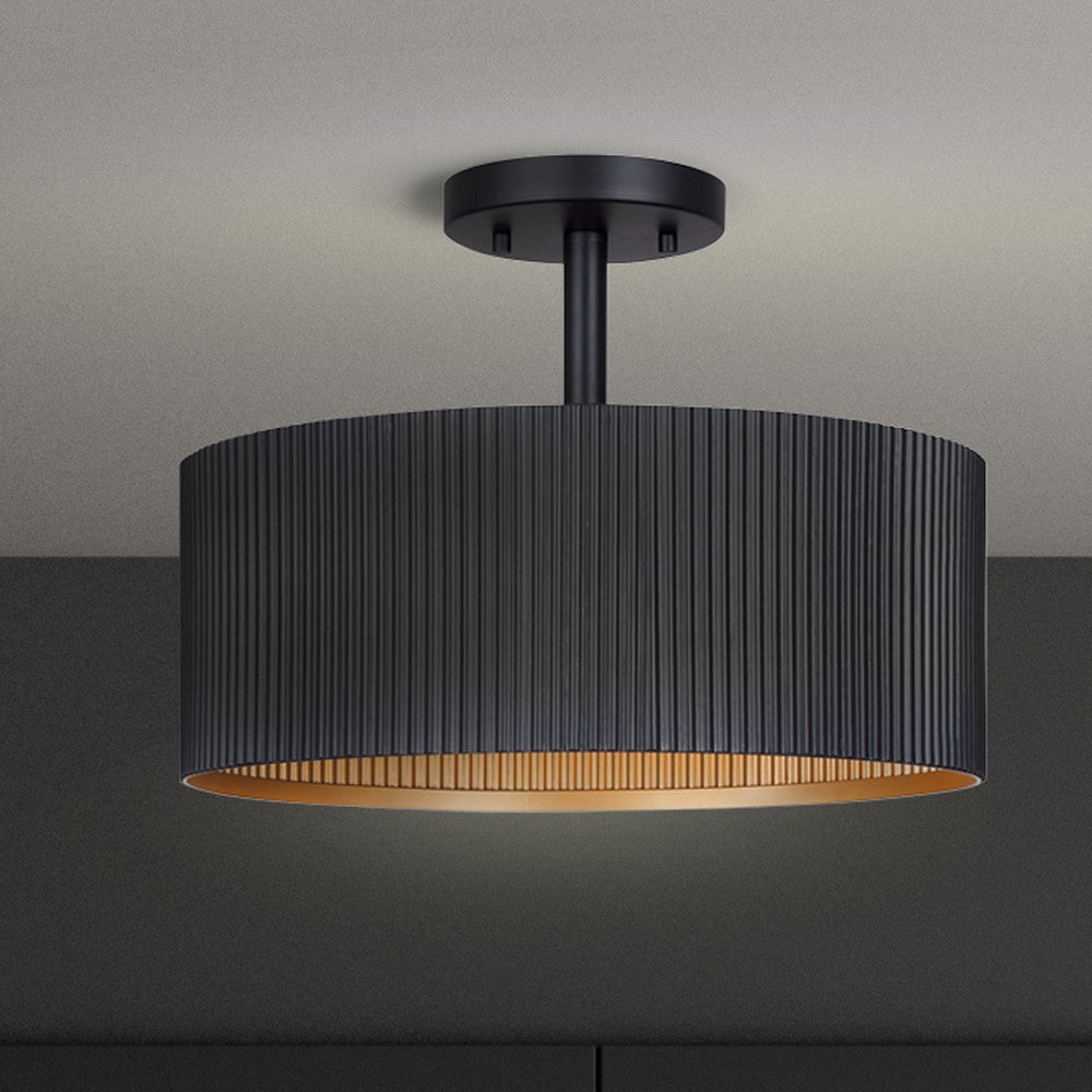 Semi-plafonnier 2 lumières | Rexton