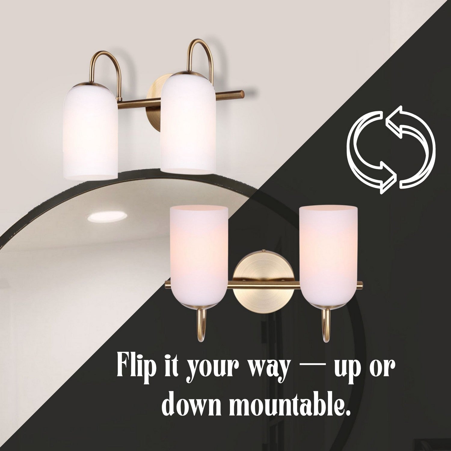 Applique de vanité 2 lumières | Novalee