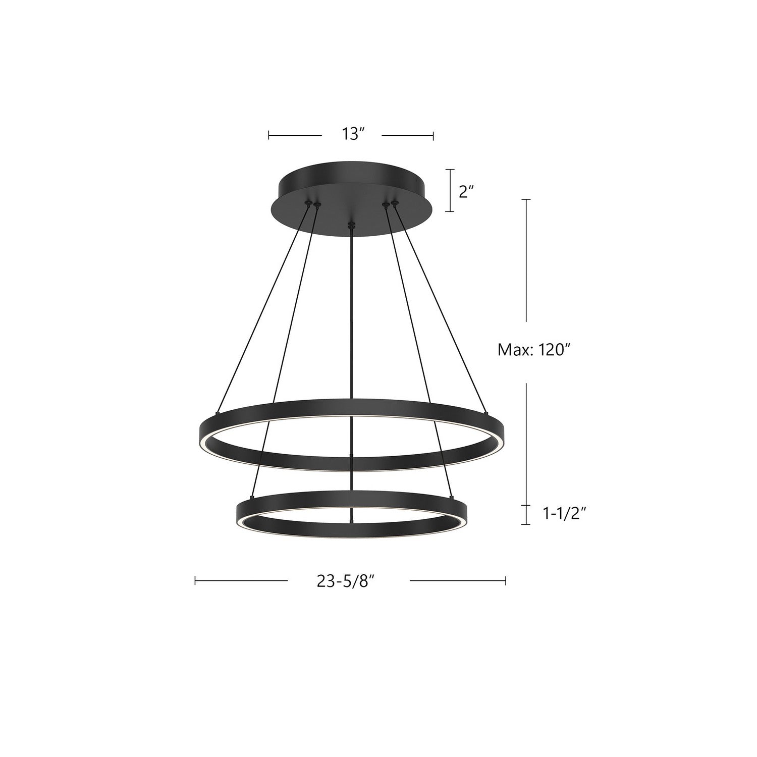 Lustre DEL | Cerchio
