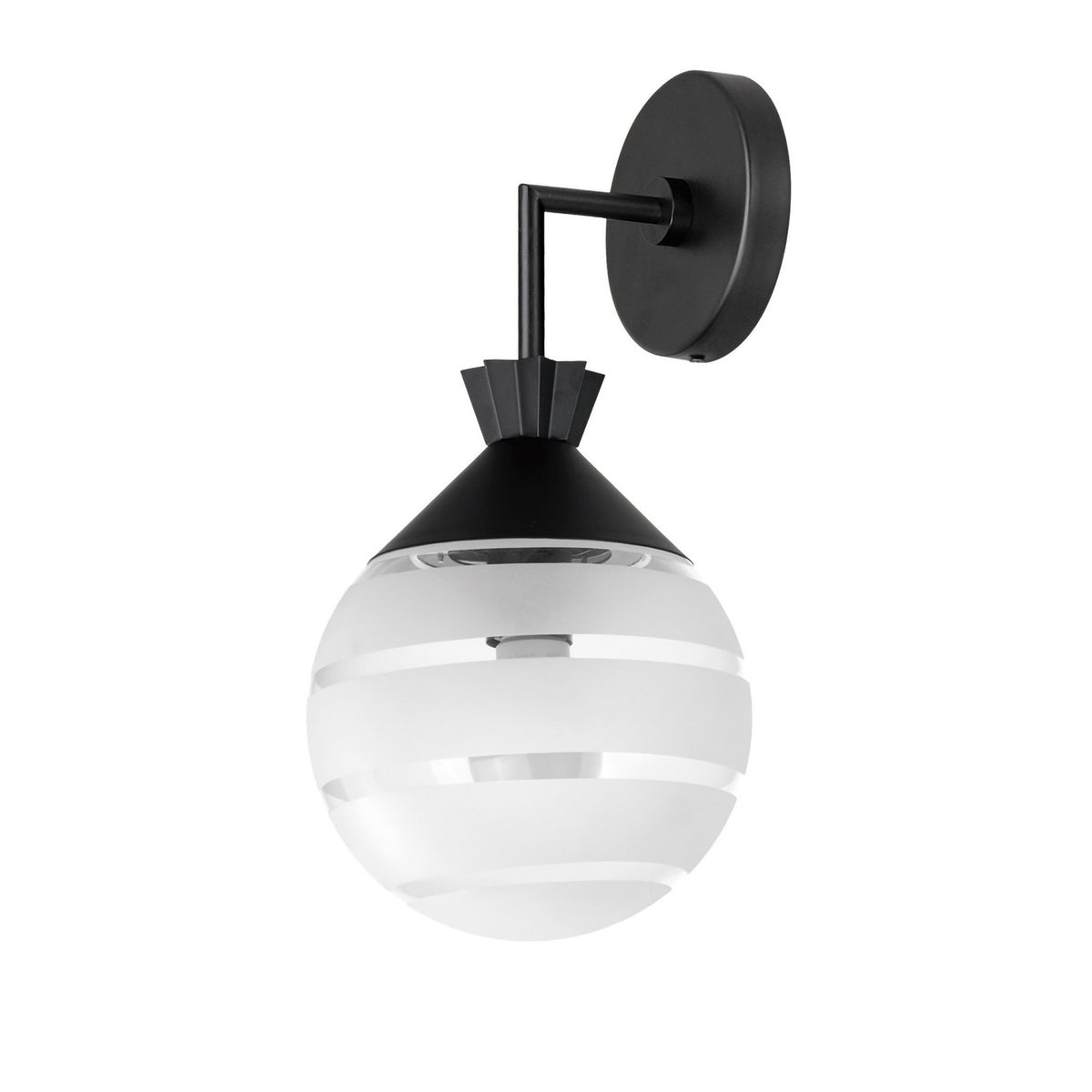 Maxim - Lanterne murale extérieure 1 lumière | Copacabana - 12444CLFTBK