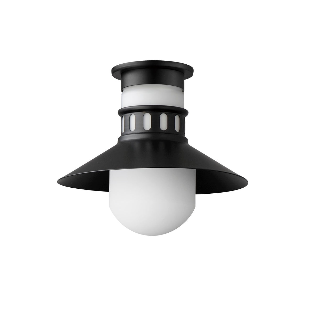 Maxim - Plafonnier extérieur 1 lumière | Admiralty - 35120SWBK
