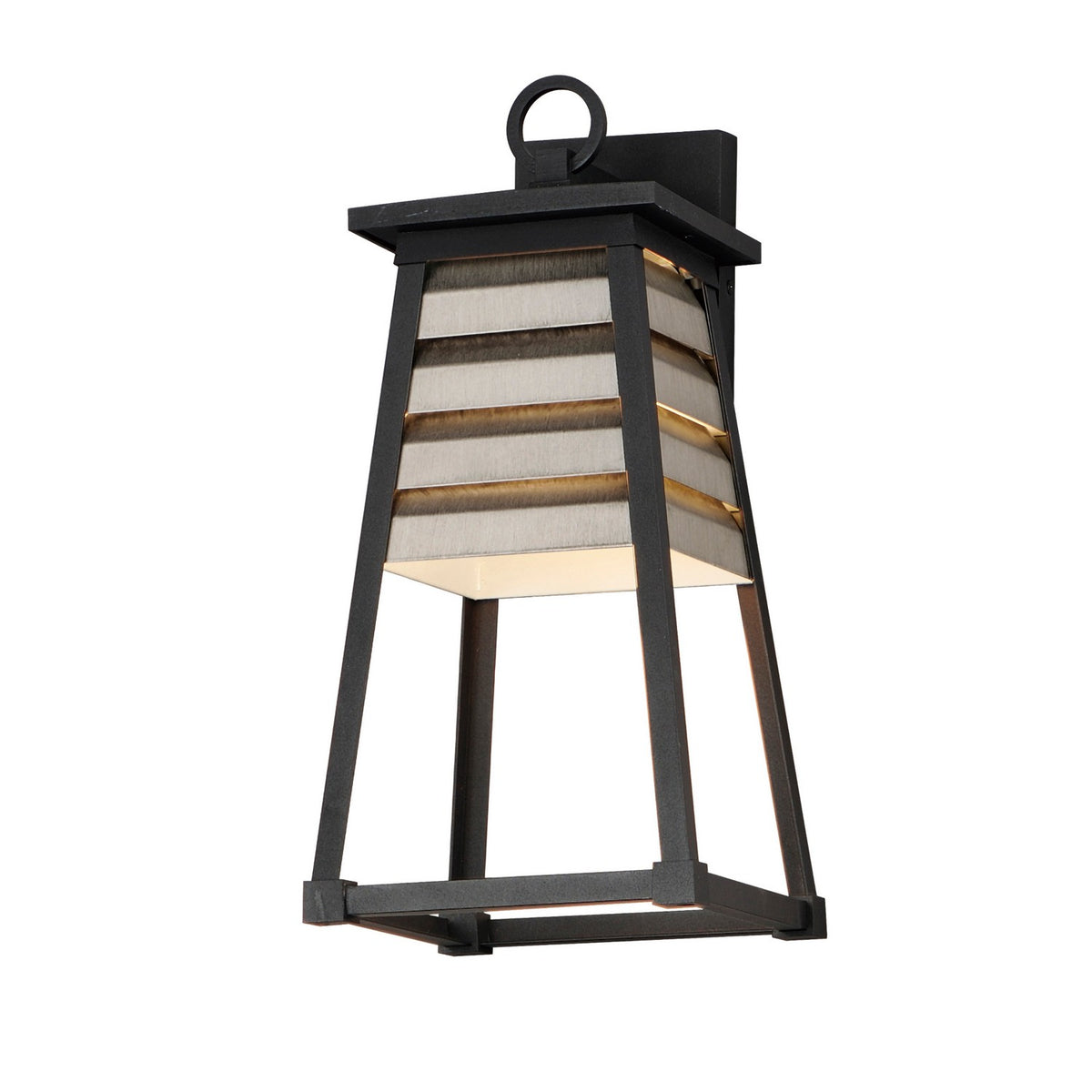 Maxim - Lanterne murale extérieure 1 lumière | Shutters - 40634WZBK