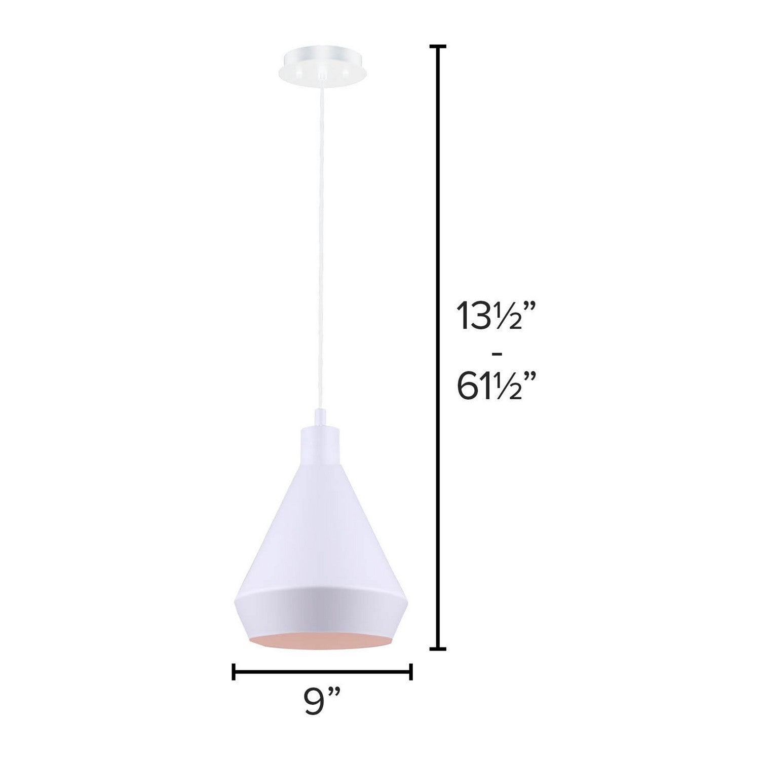 Suspension 1 lumière | Byck