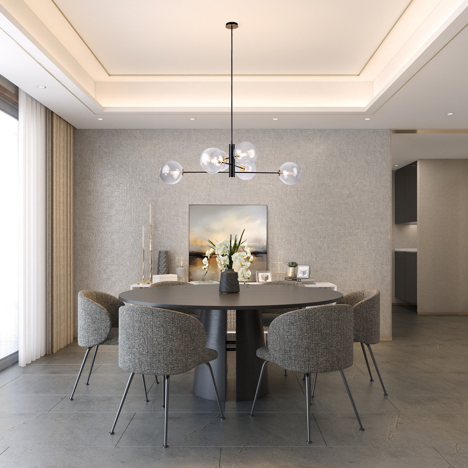 Lustre 6 lumières | Aurelia