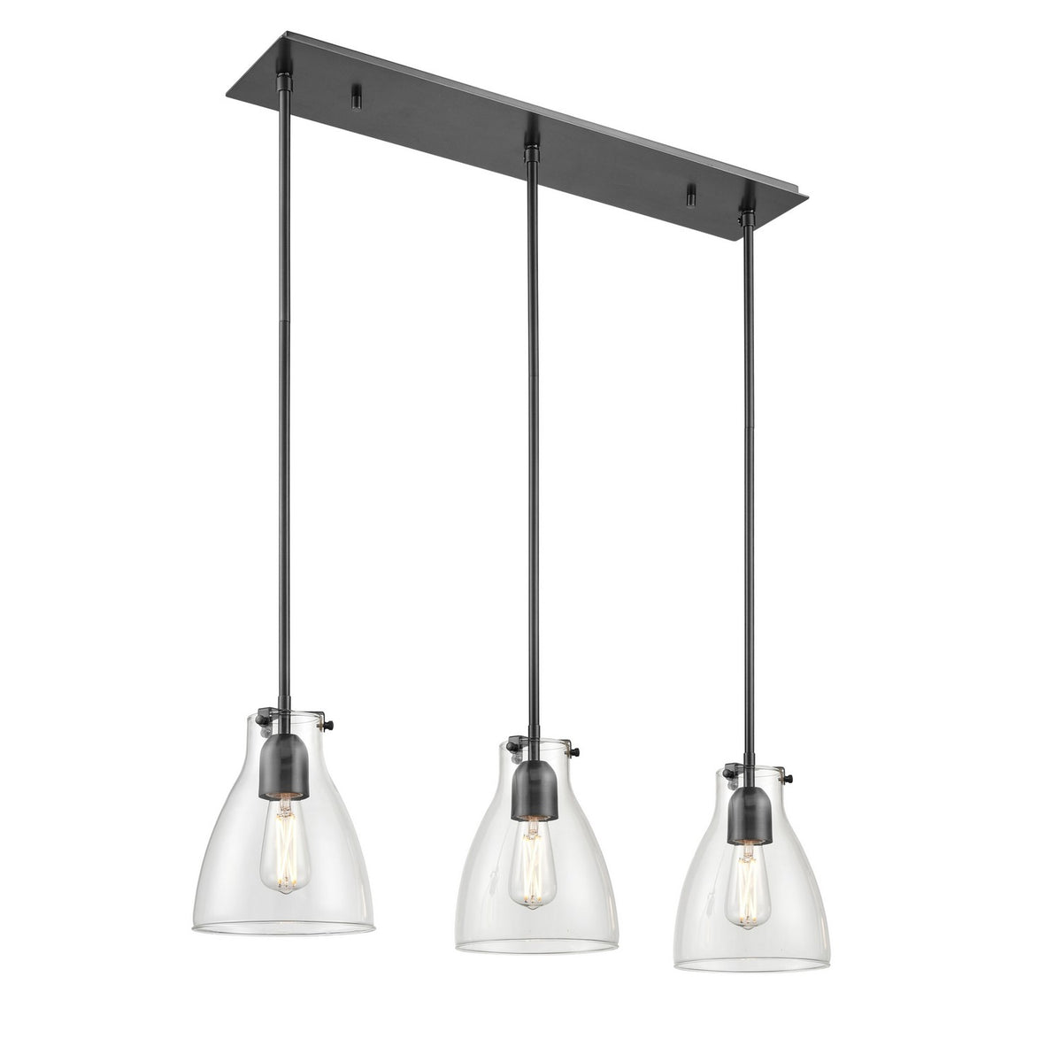 Suspension linéaire 3 lumières | Emma