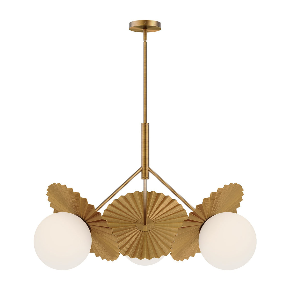 Lustre 3 lumières | Plume