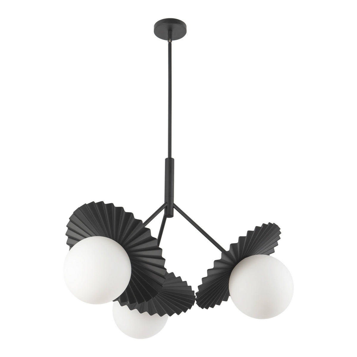 Lustre 3 lumières | Plume
