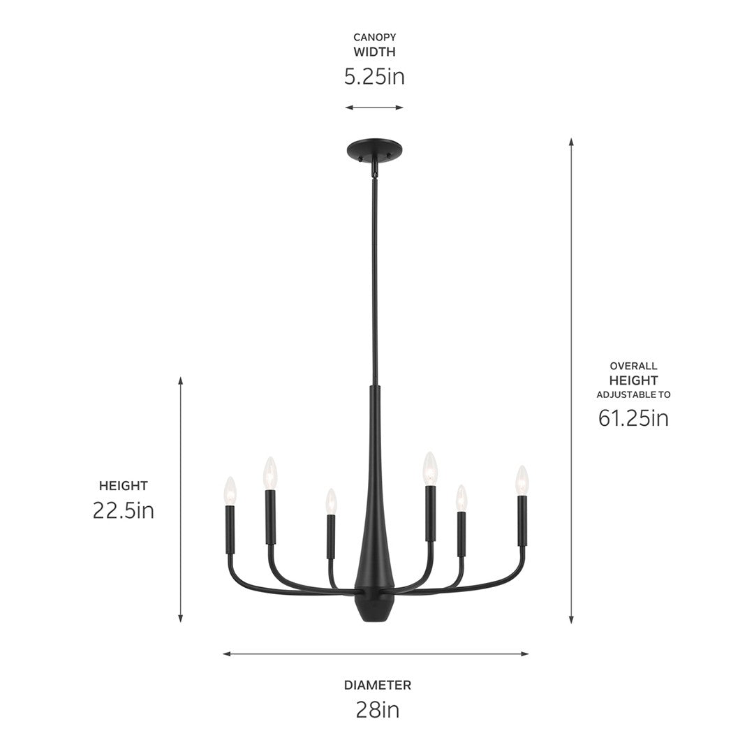 Lustre 6 lumières | Deela