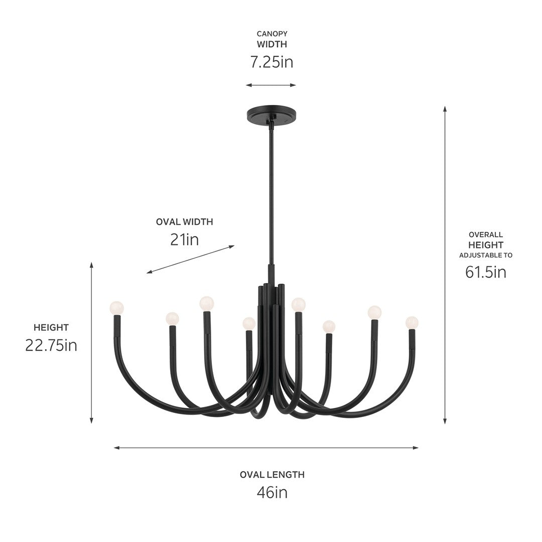 Lustre 8 lumières | Odensa