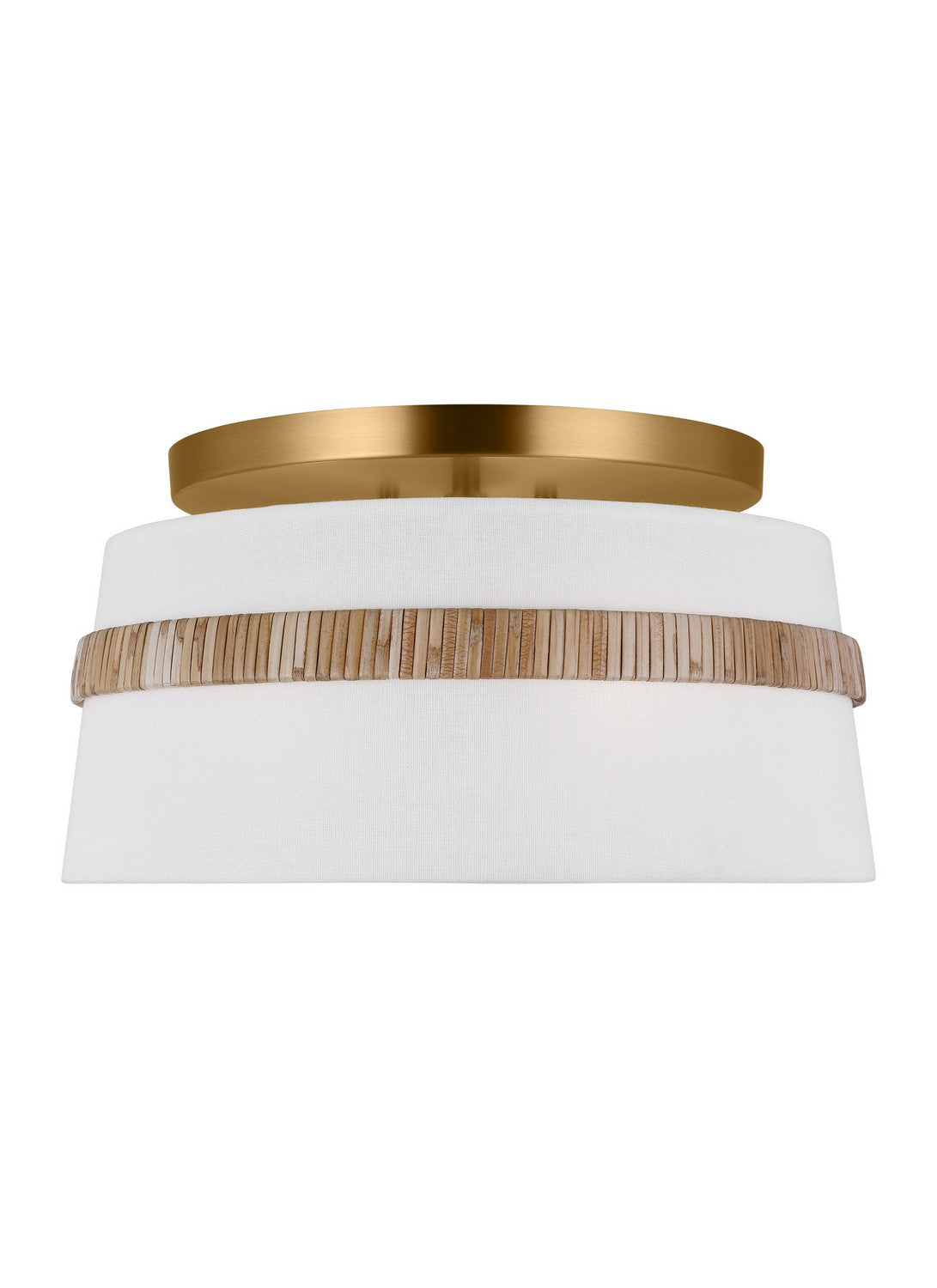 CORDT-LANDT Semi plafonnier Rotin, Or - AF1153RTN | GENERATION-LIGHTING