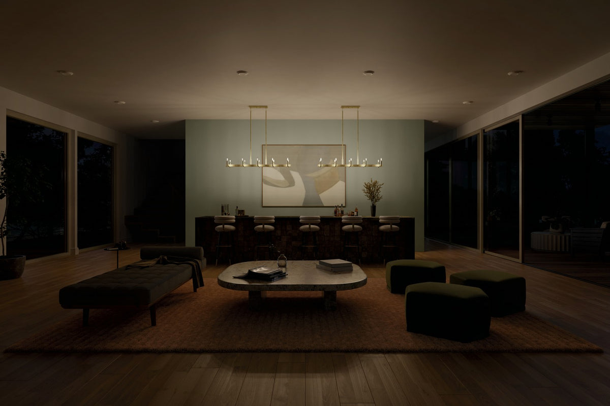 Lustre linéaire 10 lumières | Erzo