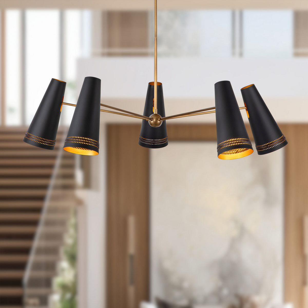 Lustre 5 lumières | Brickell