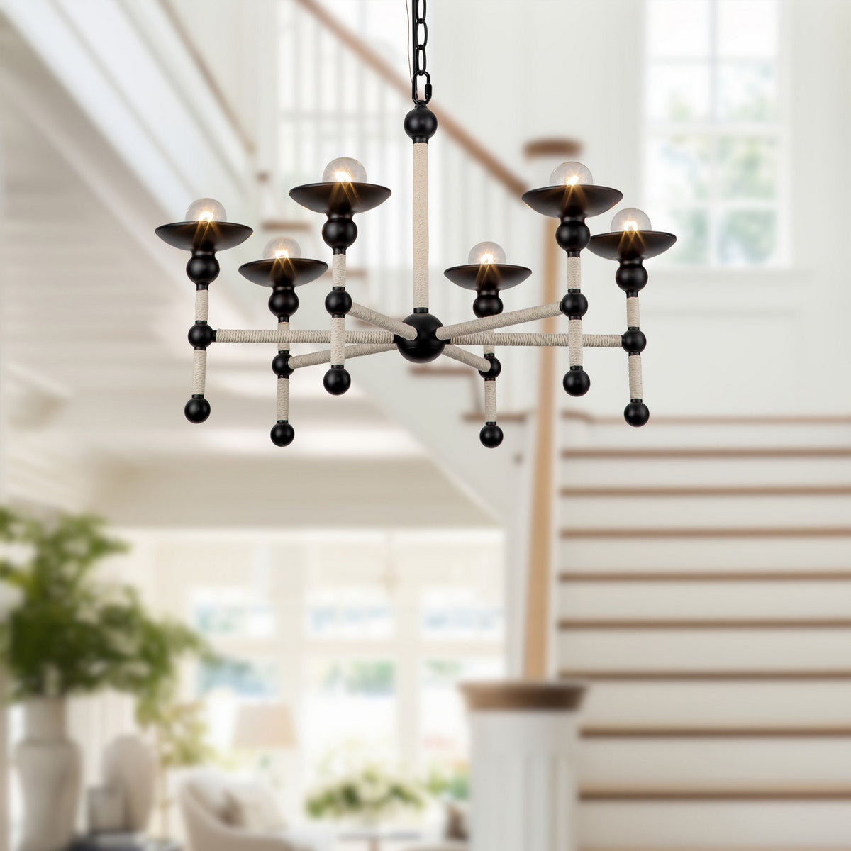 Lustre 6 lumières | Nadine