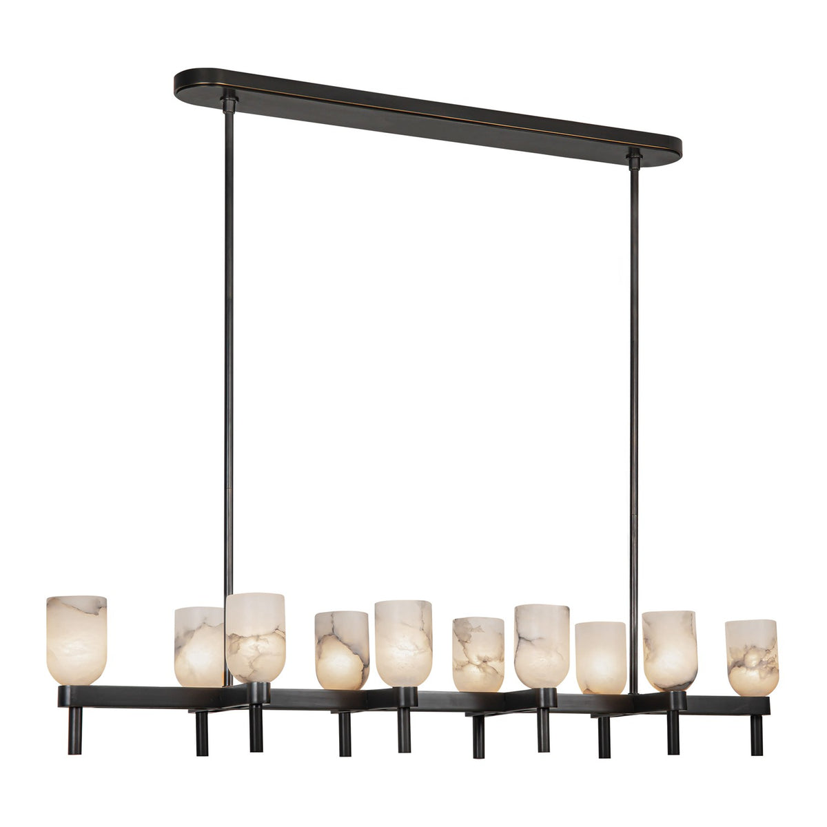 Suspension linéaire 10 lumières | Lucian