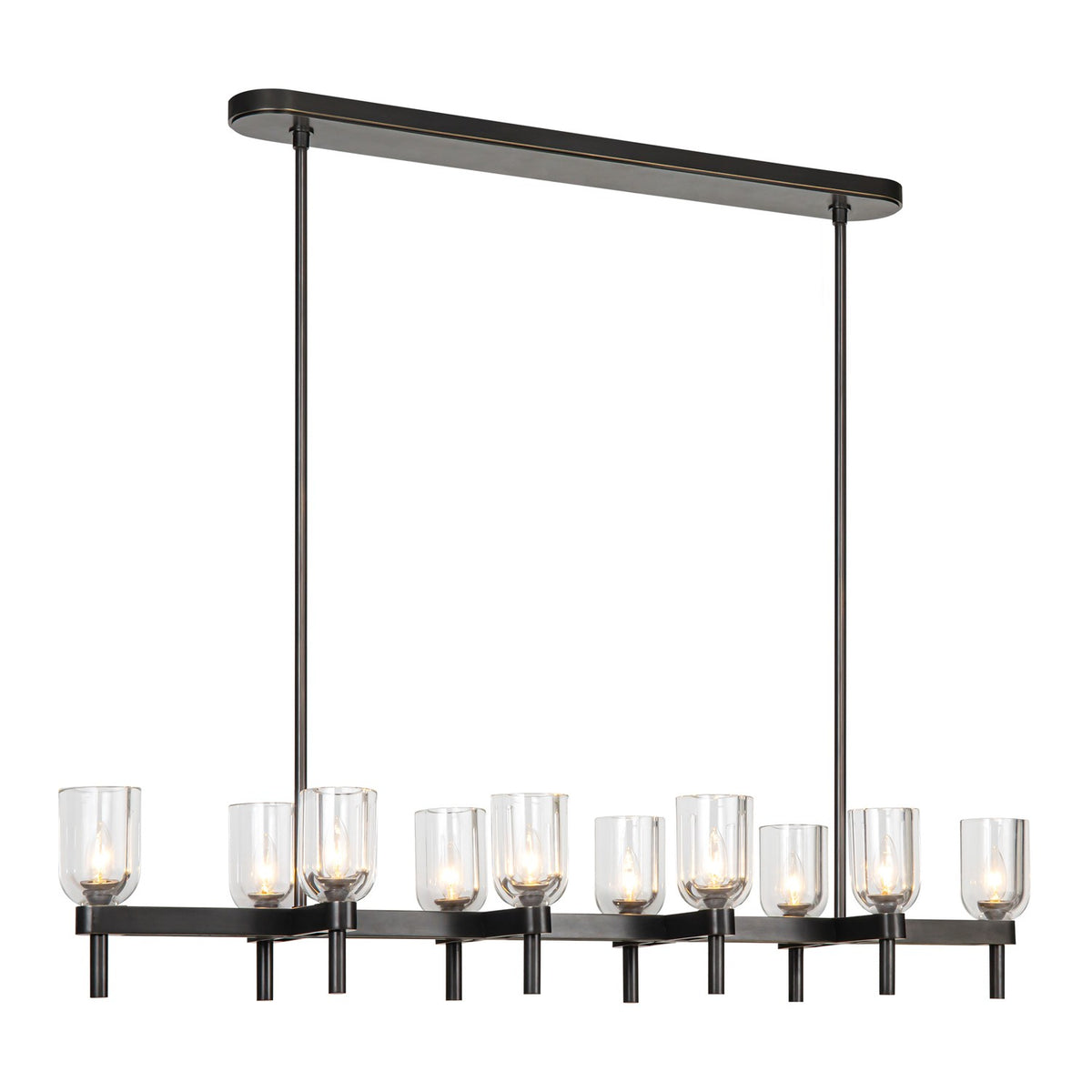 Suspension linéaire 10 lumières | Lucian