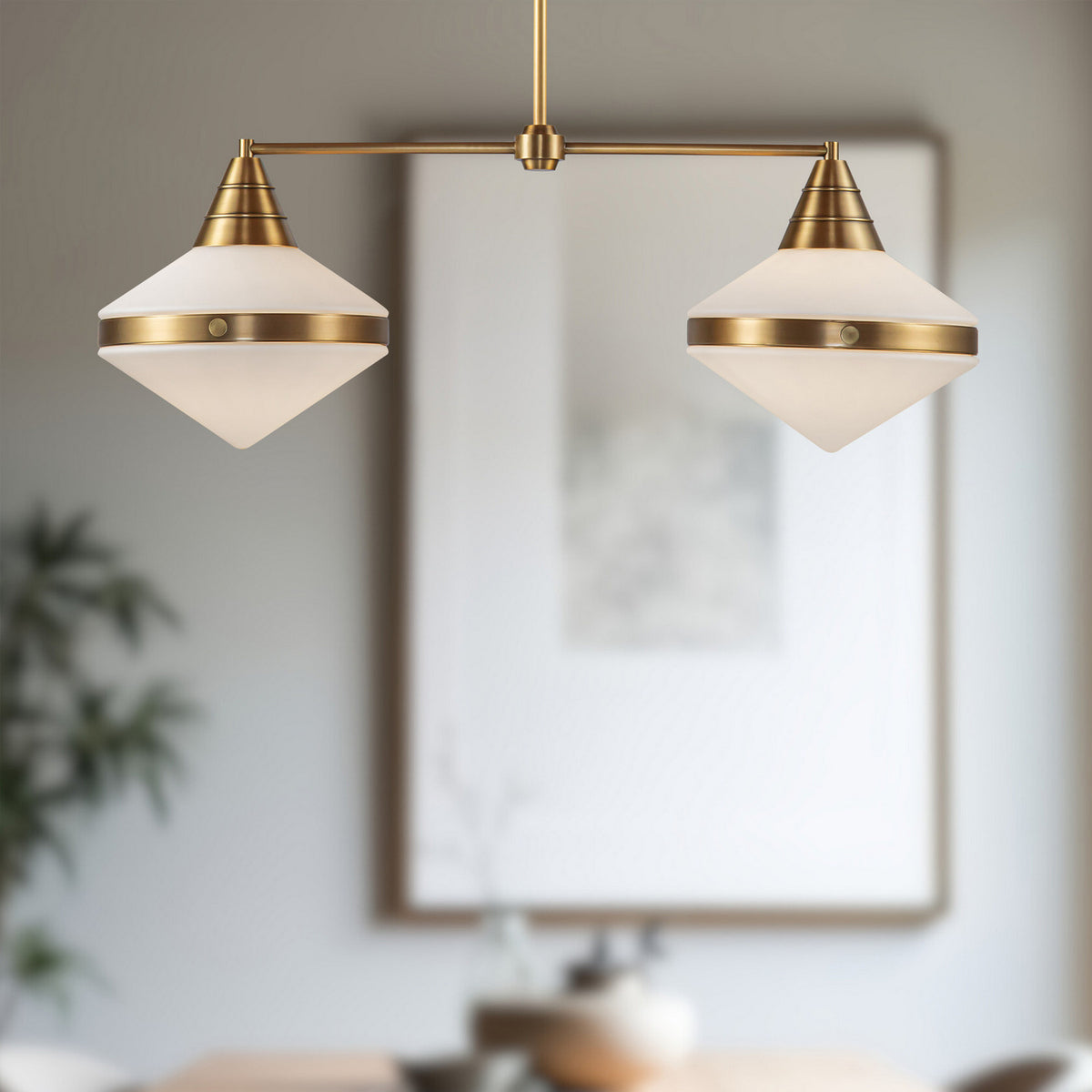 Suspension linéaire 2 lumières | Willard