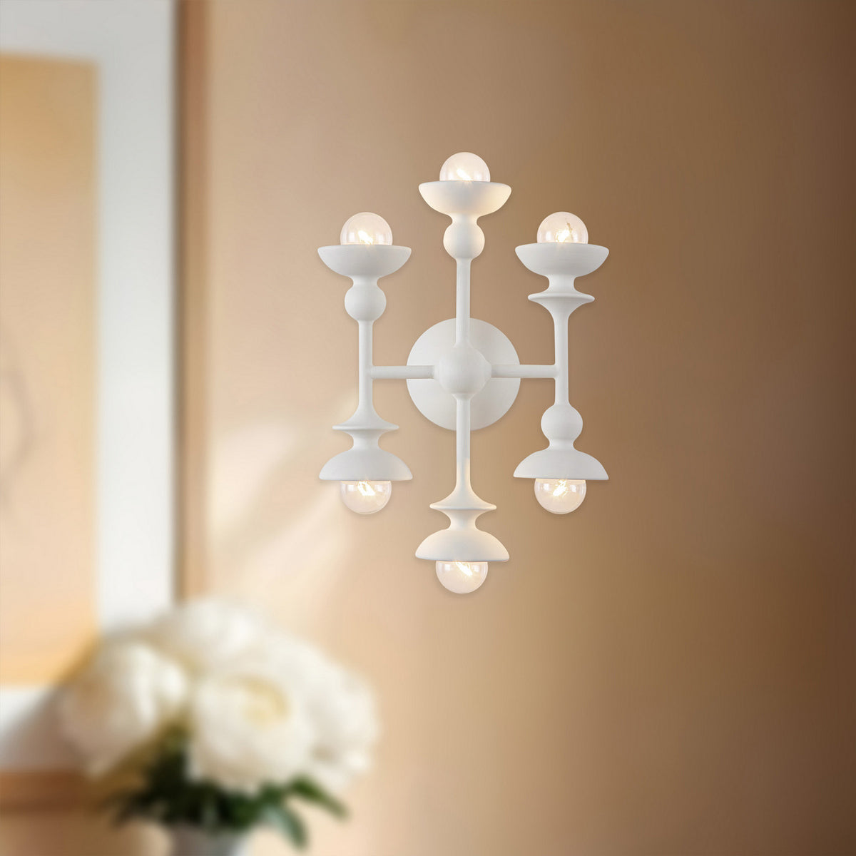 Applique de vanité 6 lumières | Cadence