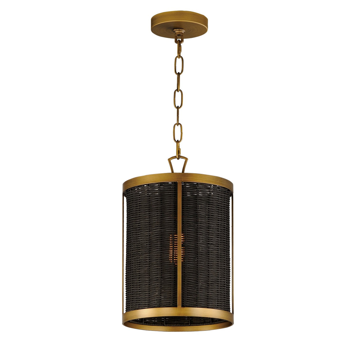Suspension 1 lumière | Rattan