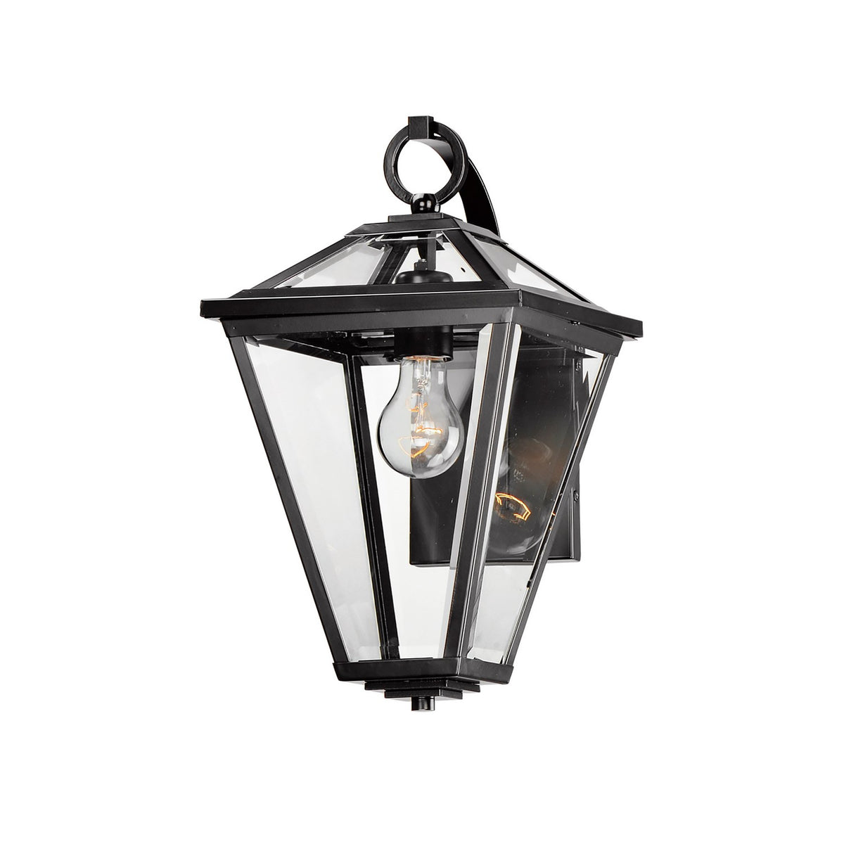 Maxim - Lanterne murale extérieure 1 lumière | Prism - 30564CLBK