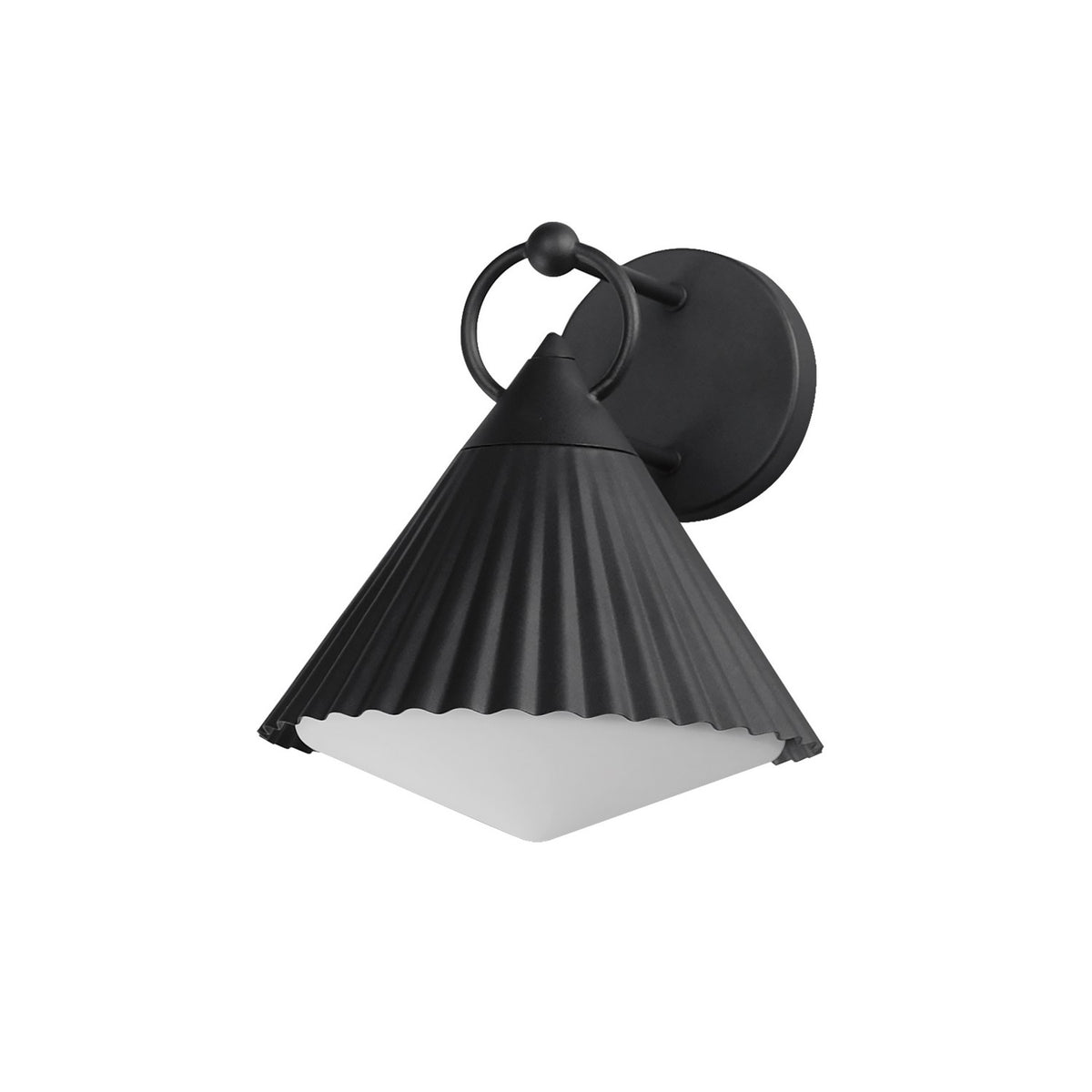 Maxim - Lanterne murale extérieure 1 lumière | Odette - 35134WTBK