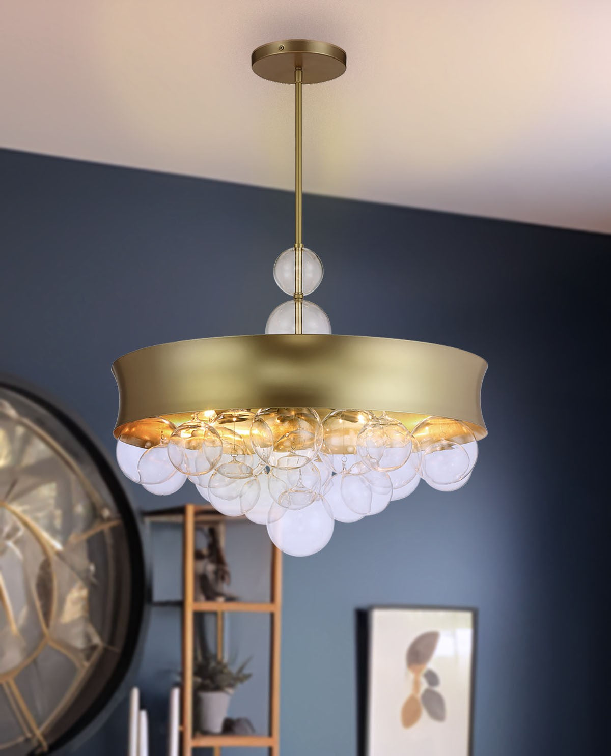 Convertible Pendant 8 lumières | Verdi Square by Robin Baron