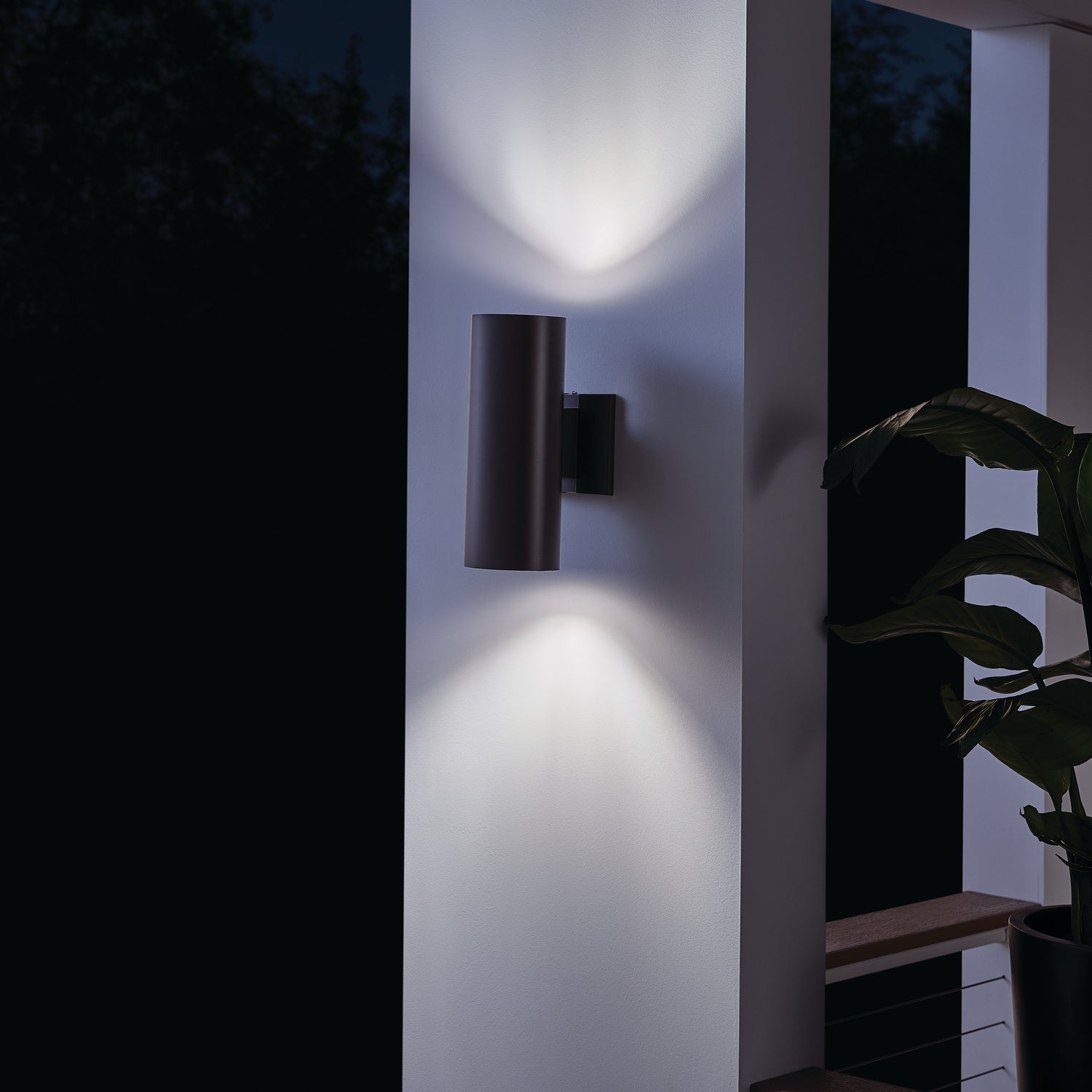 Applique murale extérieure 2 lumières