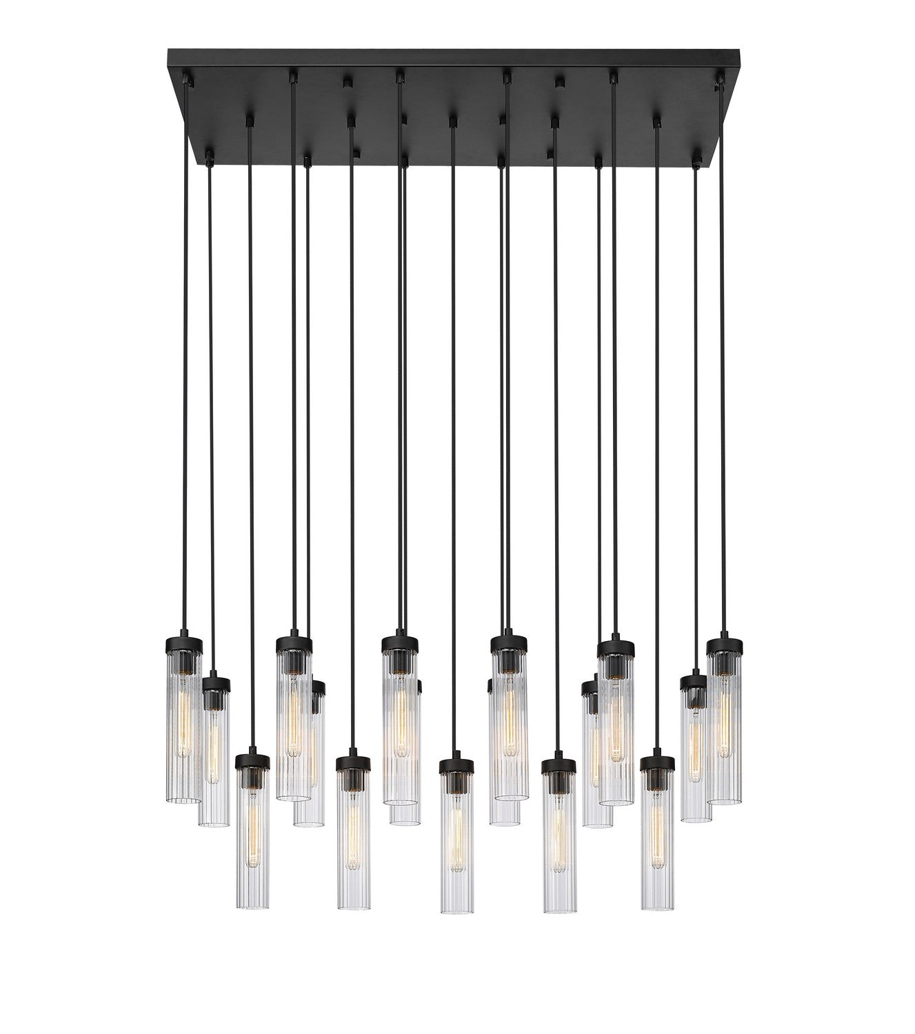 Lustre linéaire 17 lumières | Beau