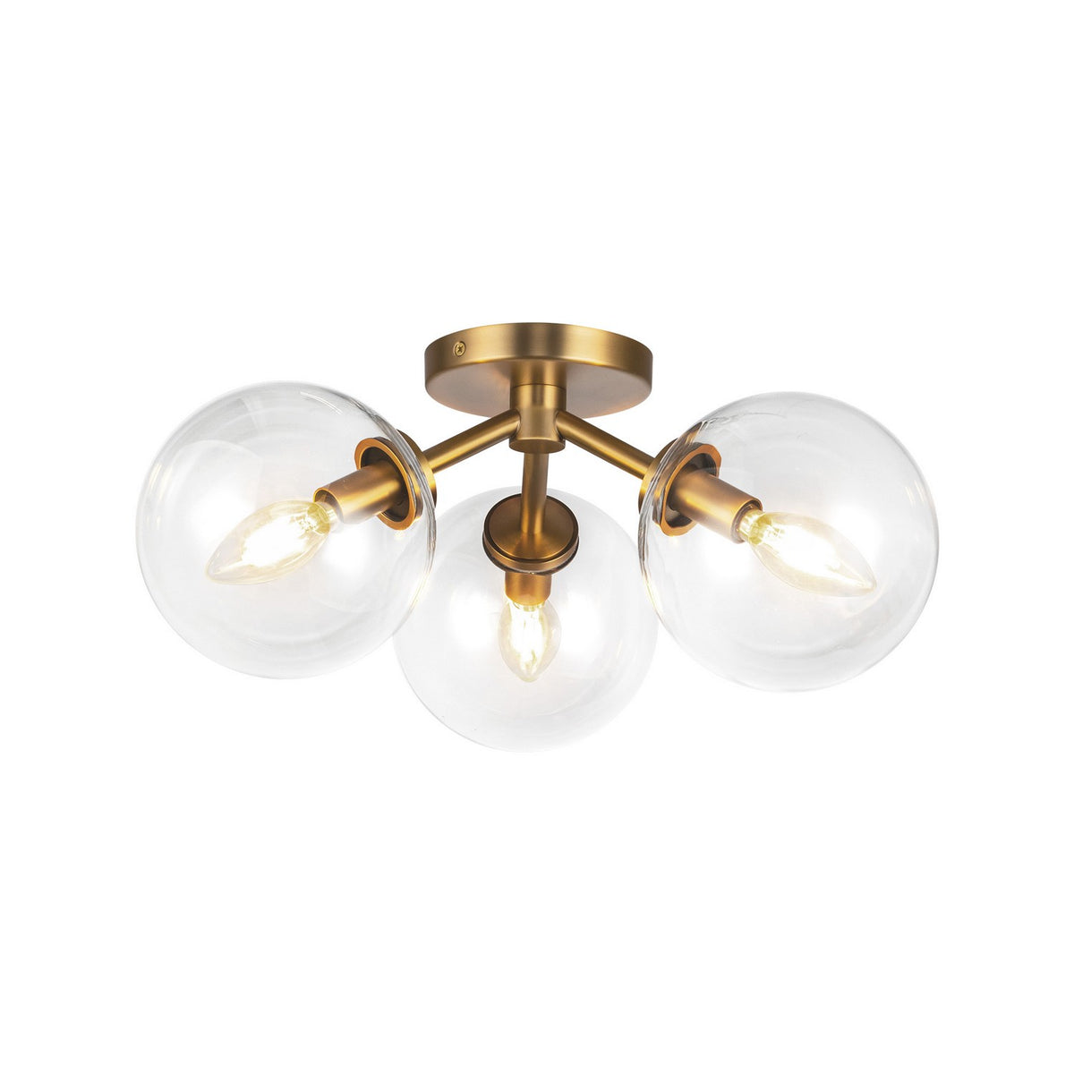 Semi-plafonnier 3 lumières | Cassia