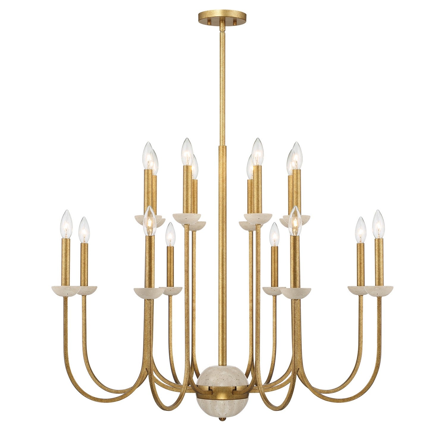 Lustre 16 lumières | Oakhurst