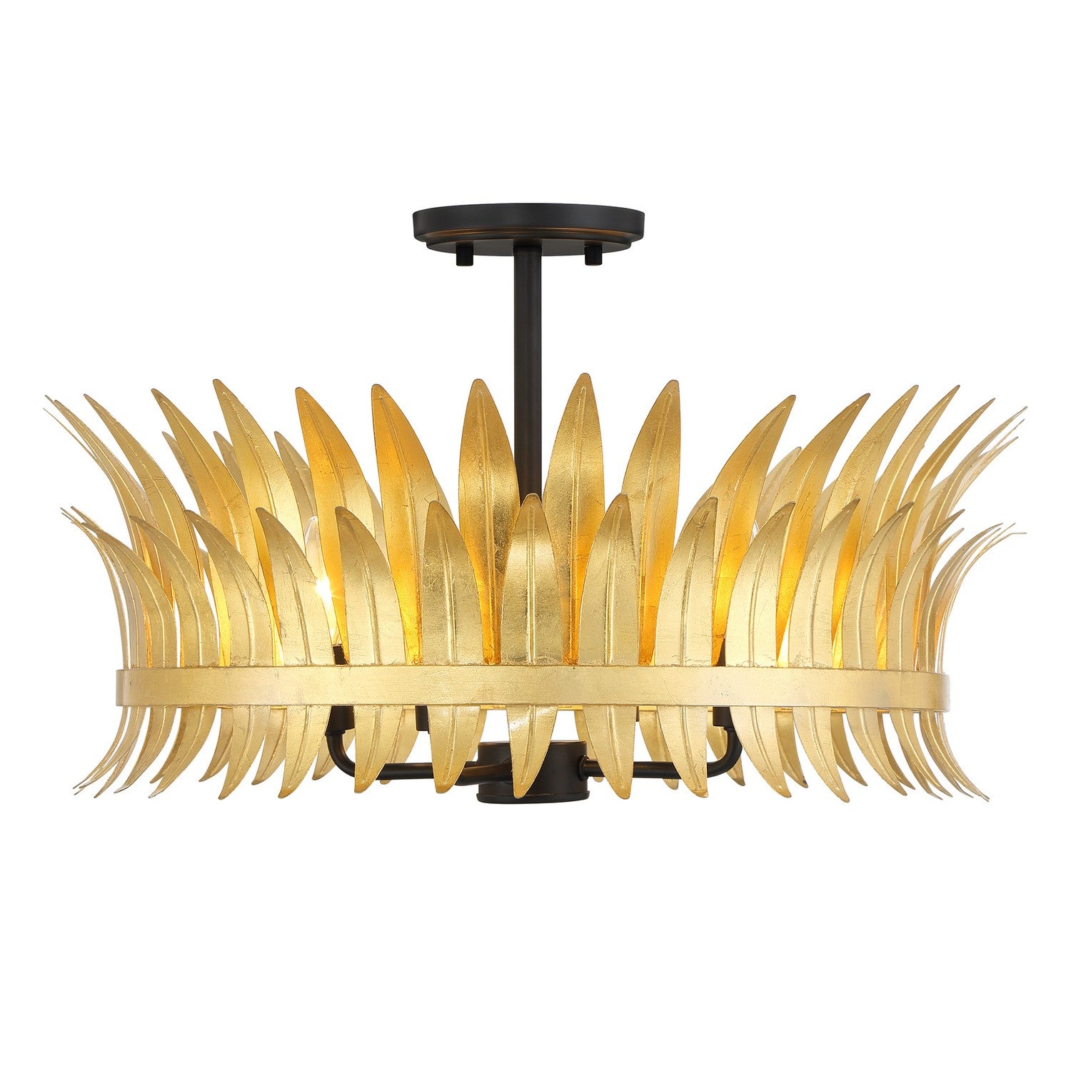 Semi-plafonnier 4 lumières | Ensley