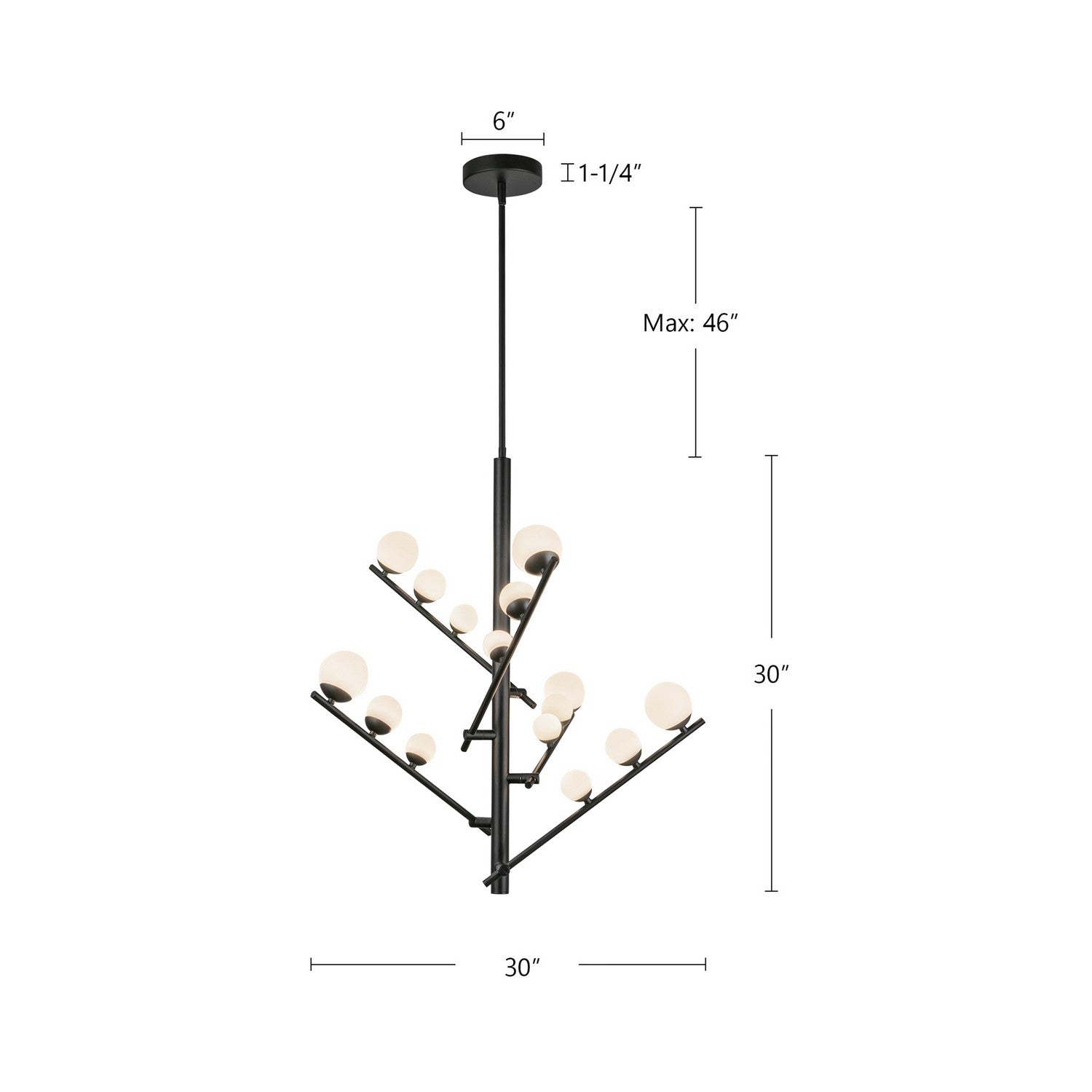 Lustre DEL | Cypress