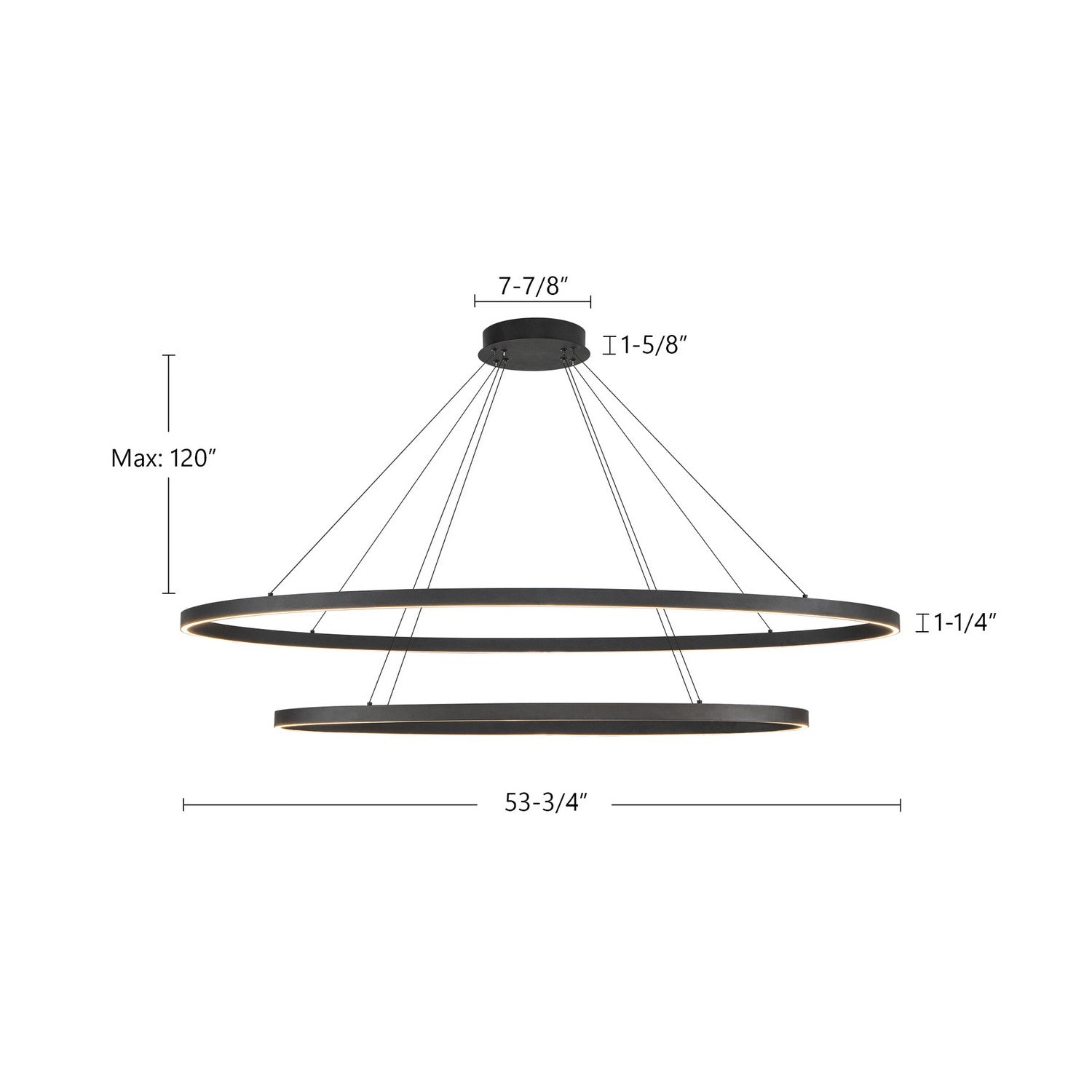 Lustre DEL | Ovale