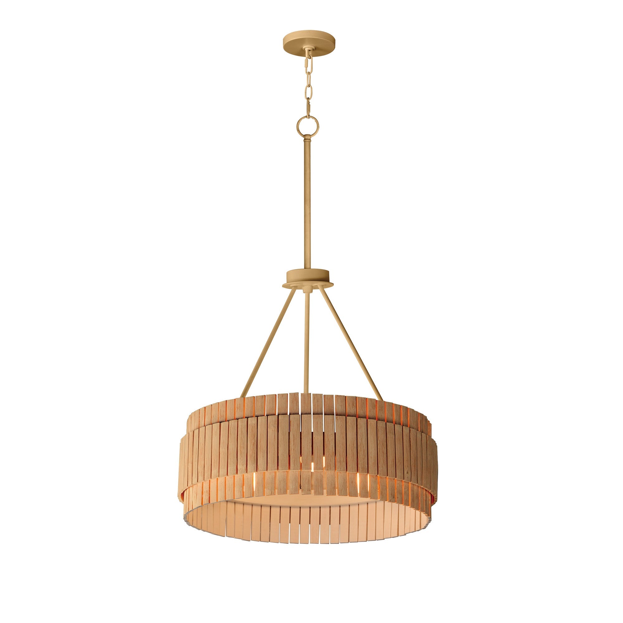 Luminaire suspendu Laiton vieilli naturel | SATORI