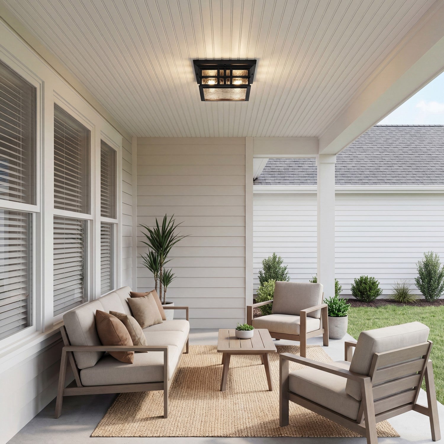 Plafonnier extérieur 2 lumières | Beacon Square
