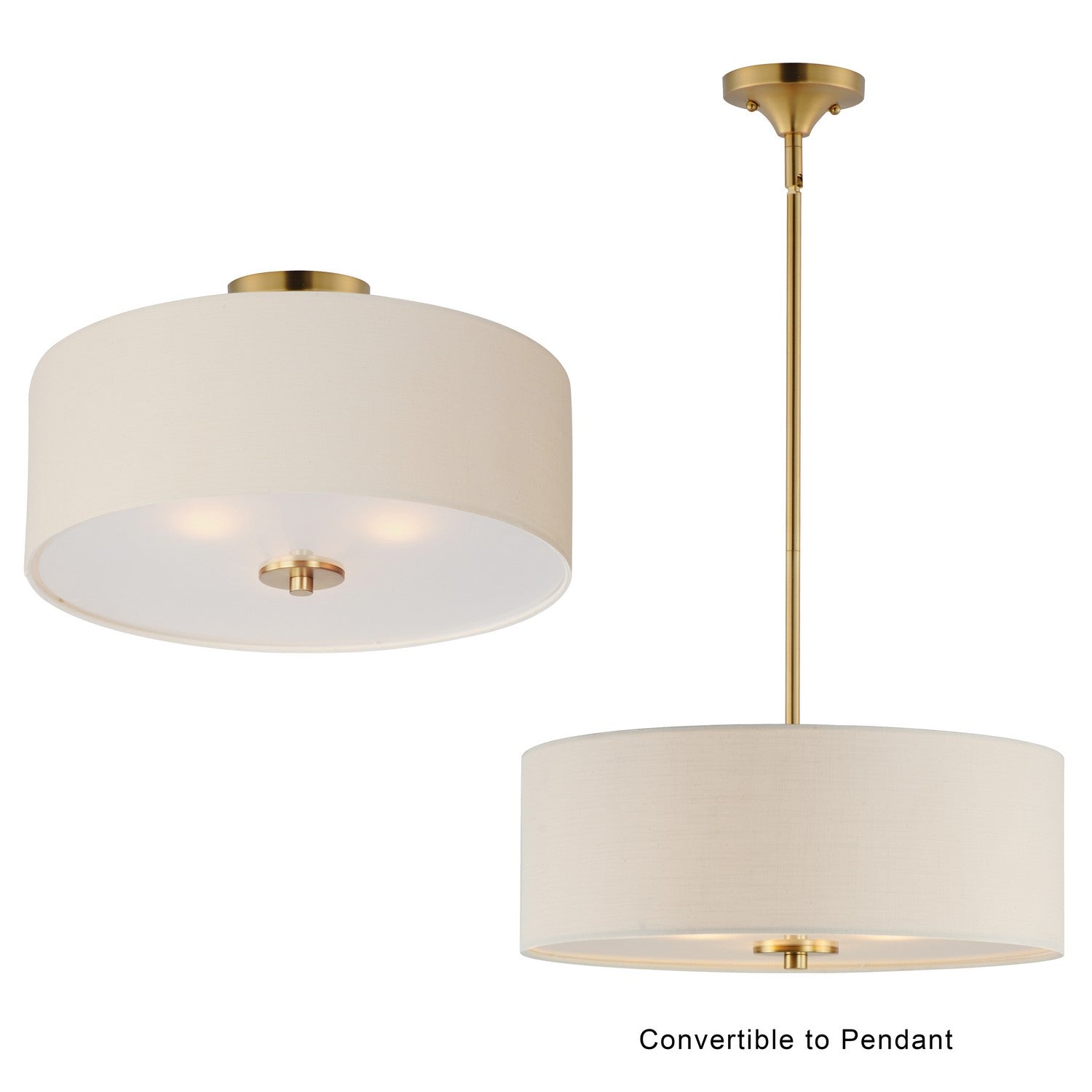 Suspension ou semi-plafonnier 3 lumières | Bongo
