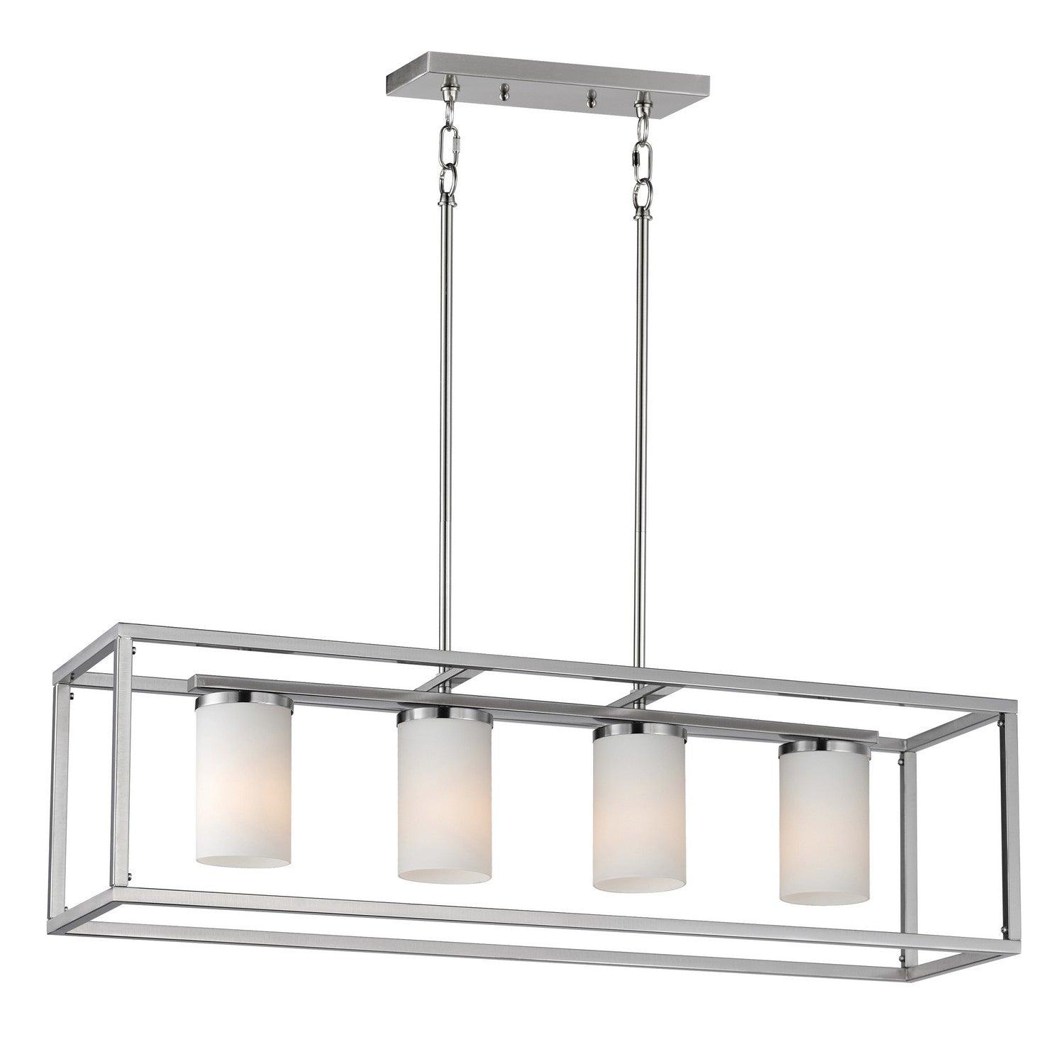 Suspension linéaire 4 lumières | Lateral