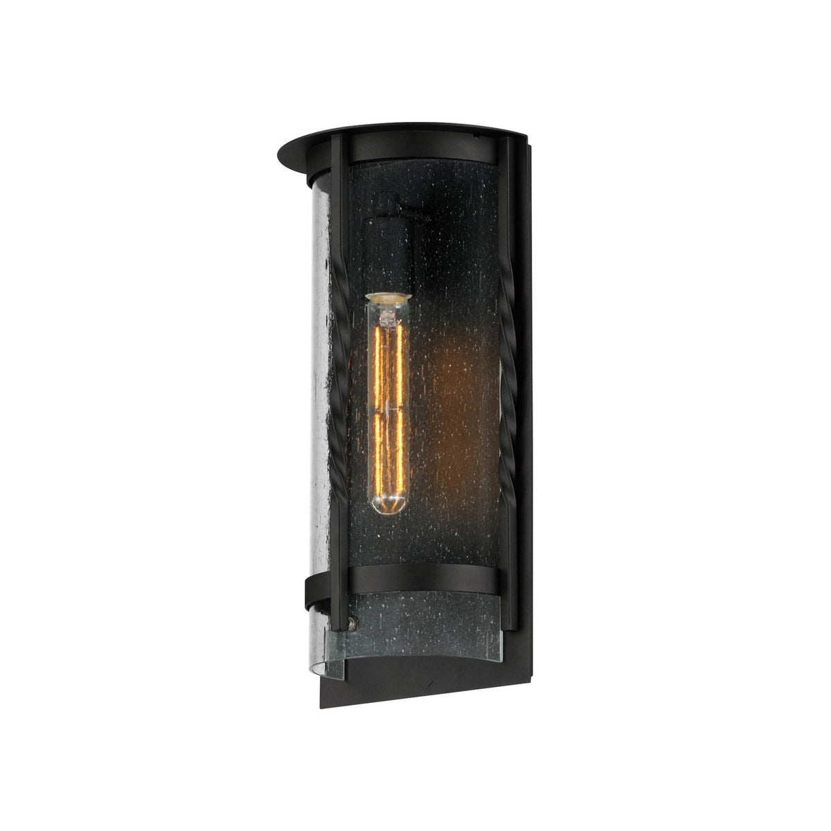 Maxim - Applique murale extérieure 1 lumière | Foundry - 30192CDBK