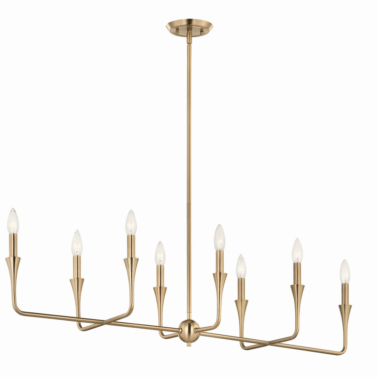Lustre linéaire 8 lumières | Alvaro