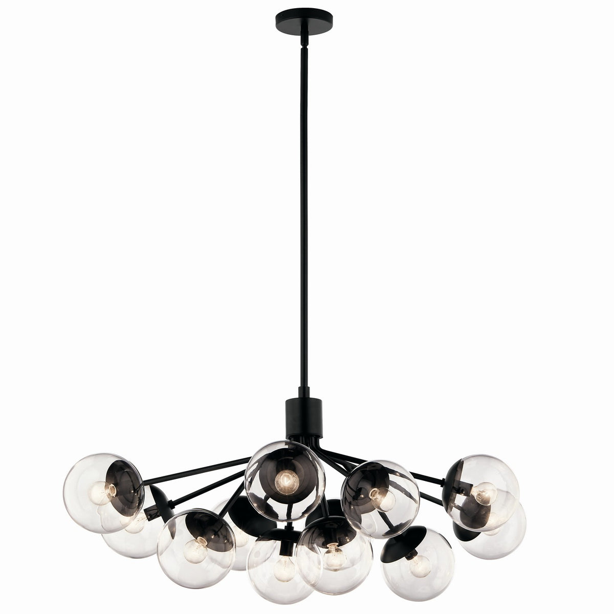 Lustre linéaire convertible 12 lumières | Silvarious