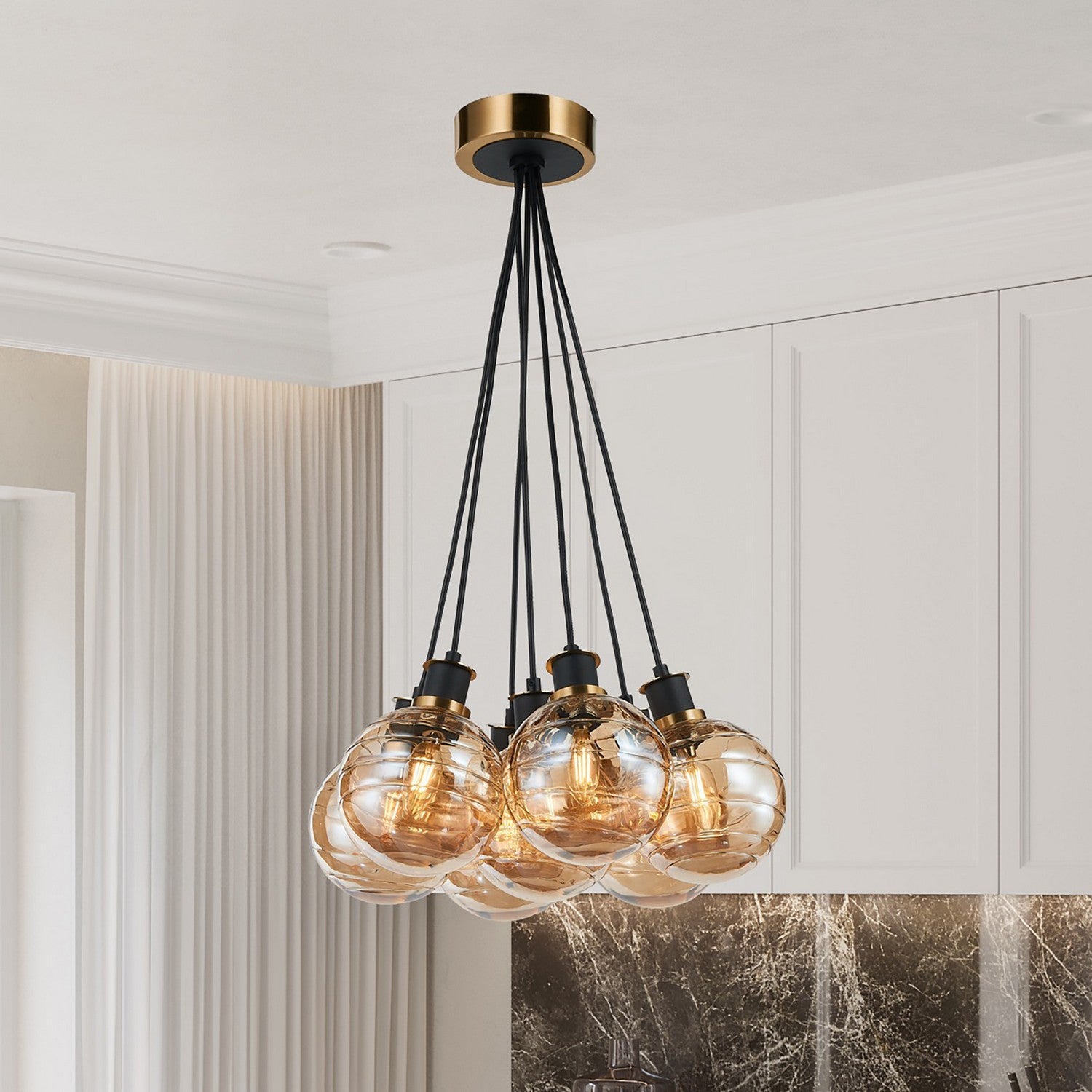 Suspension 7 lumières | Gem