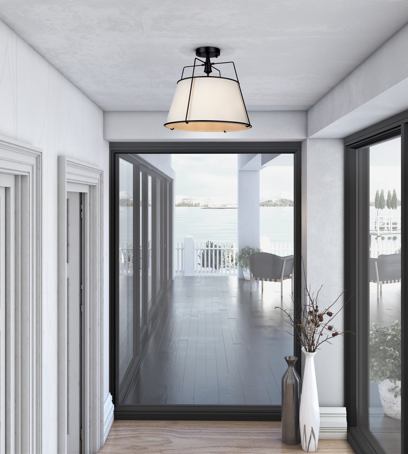 Semi-plafonnier 3 lumières | Pullman